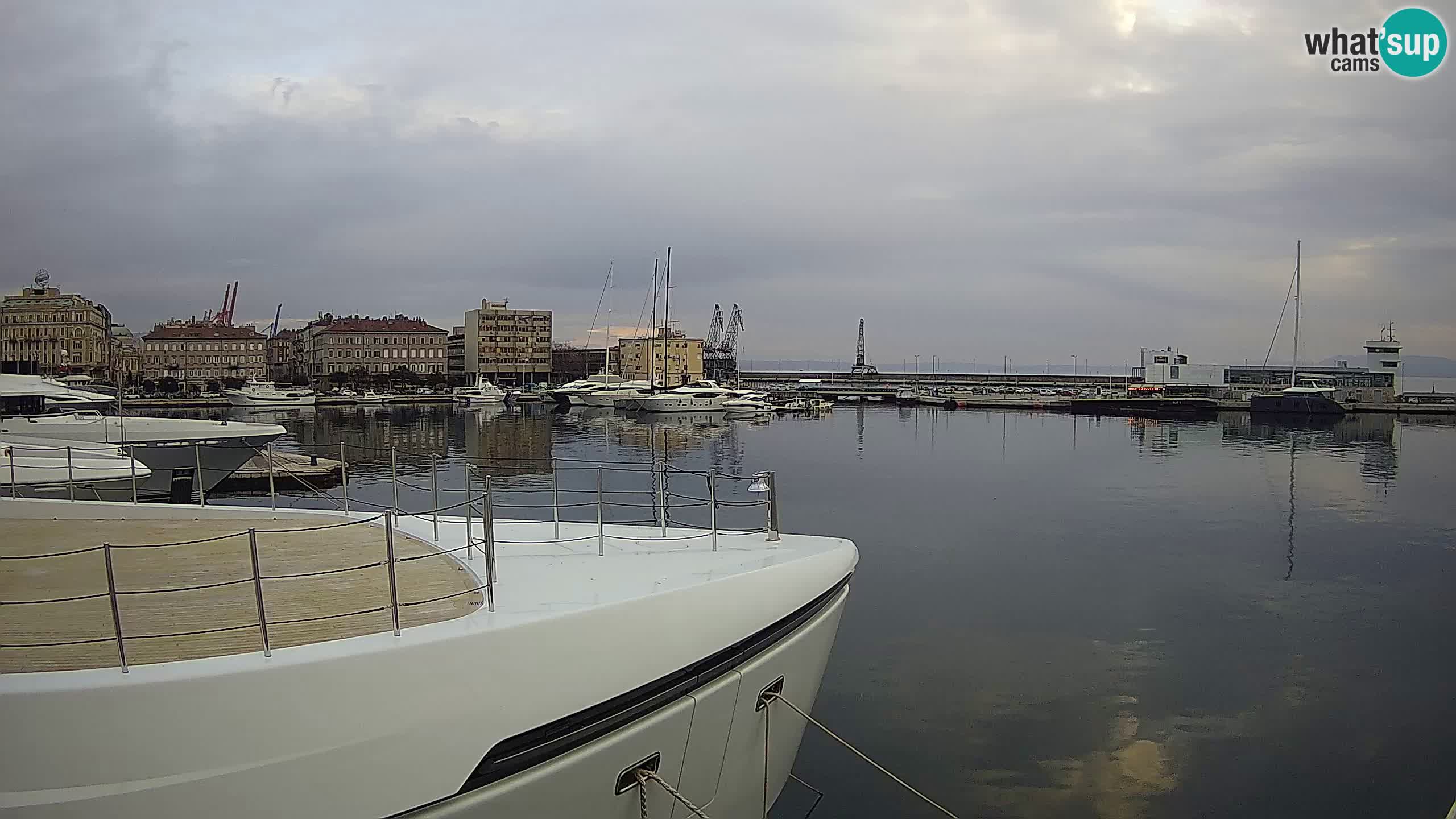 Rijeka – Botel Marina web kamera