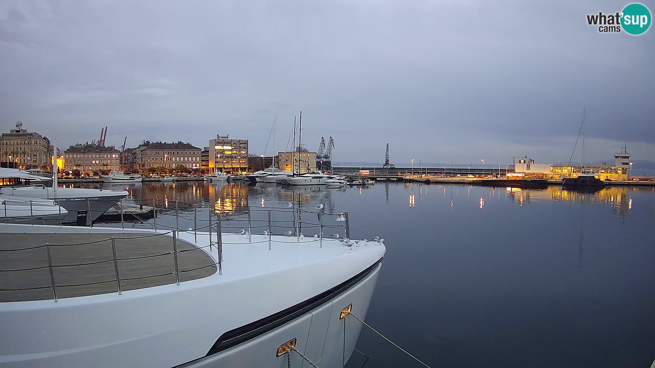 Rijeka – Botel Marina webcam en direct