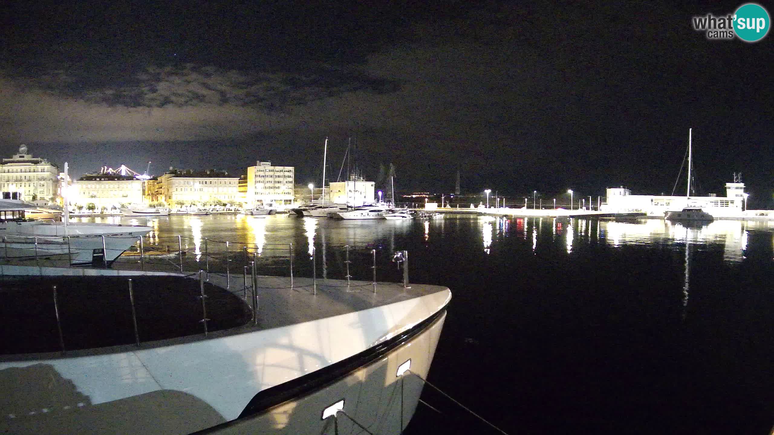Botel Marina cámara web en vivo Rijeka