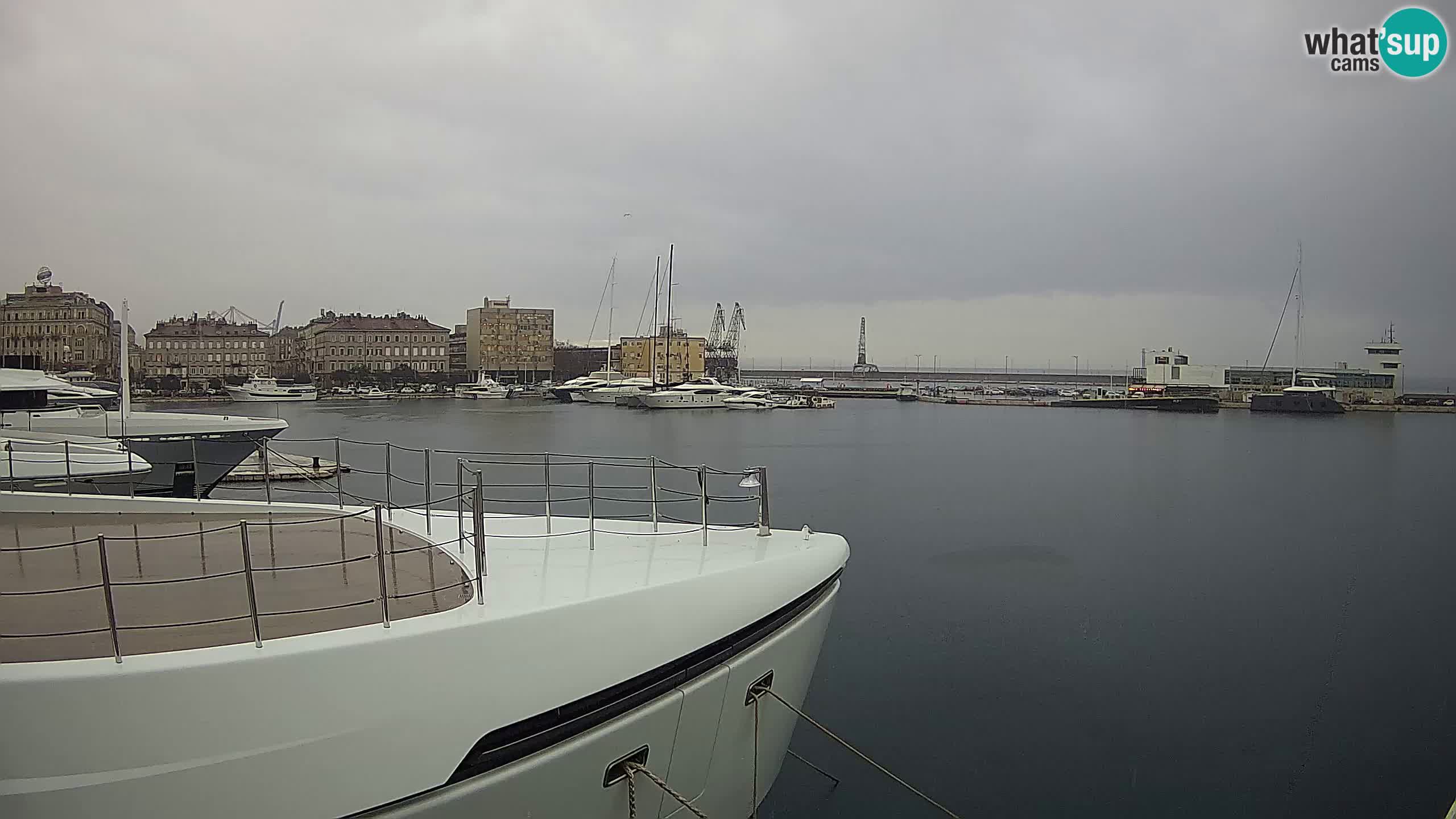 Rijeka – Botel Marina web kamera