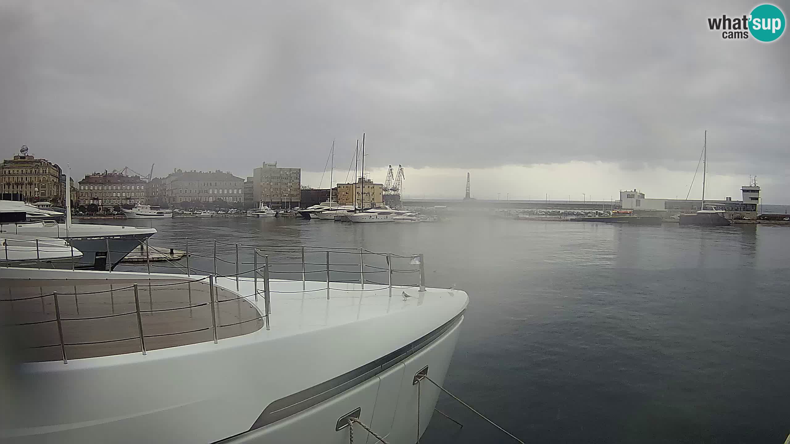 Botel Marina cámara web en vivo Rijeka