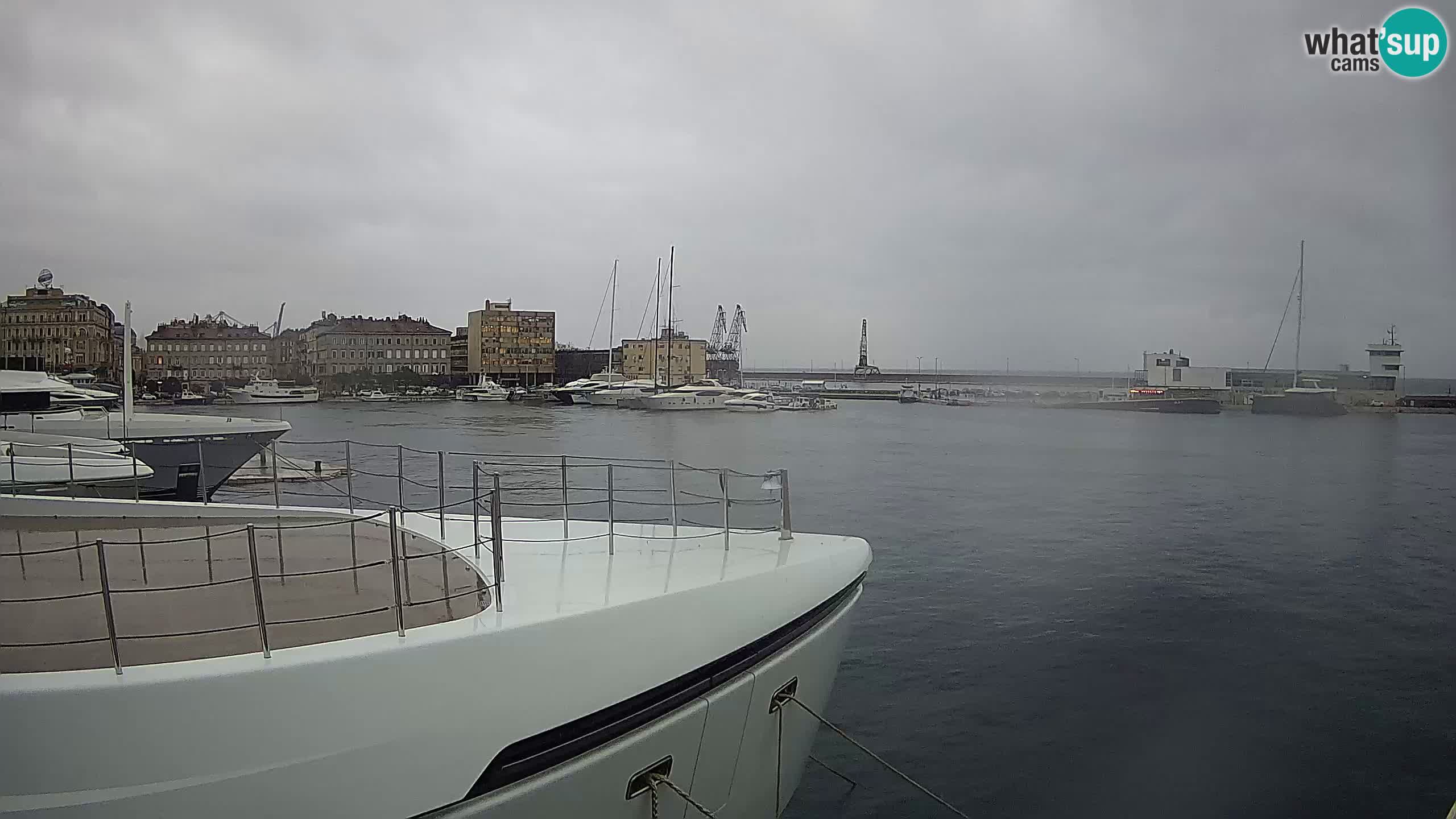 Rijeka – Botel Marina web kamera