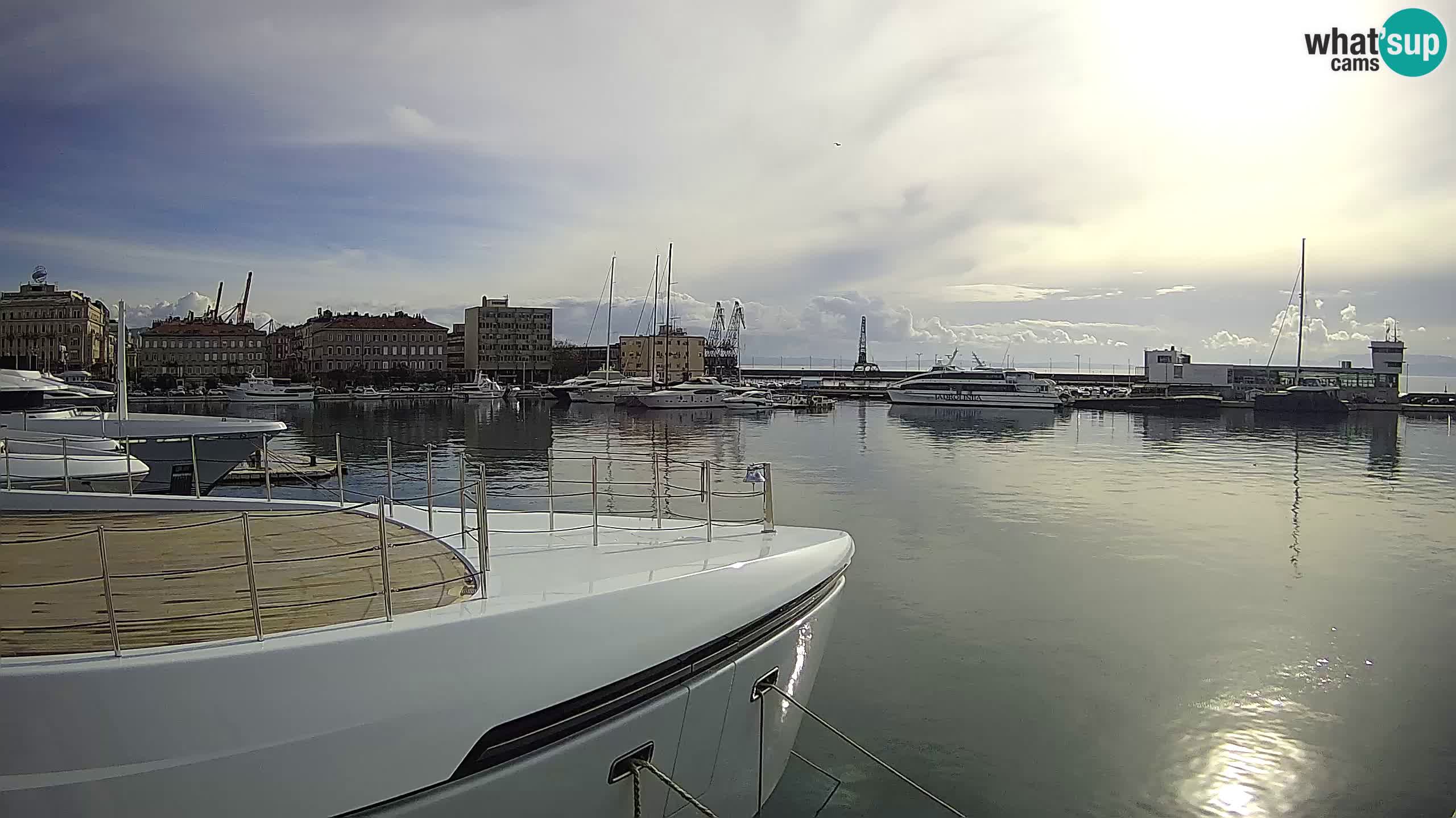 Rijeka – Botel Marina webcam en direct