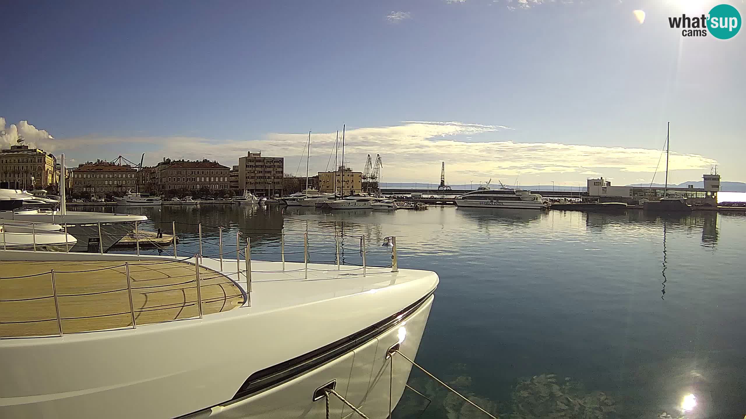 Rijeka – Botel Marina webcam en direct