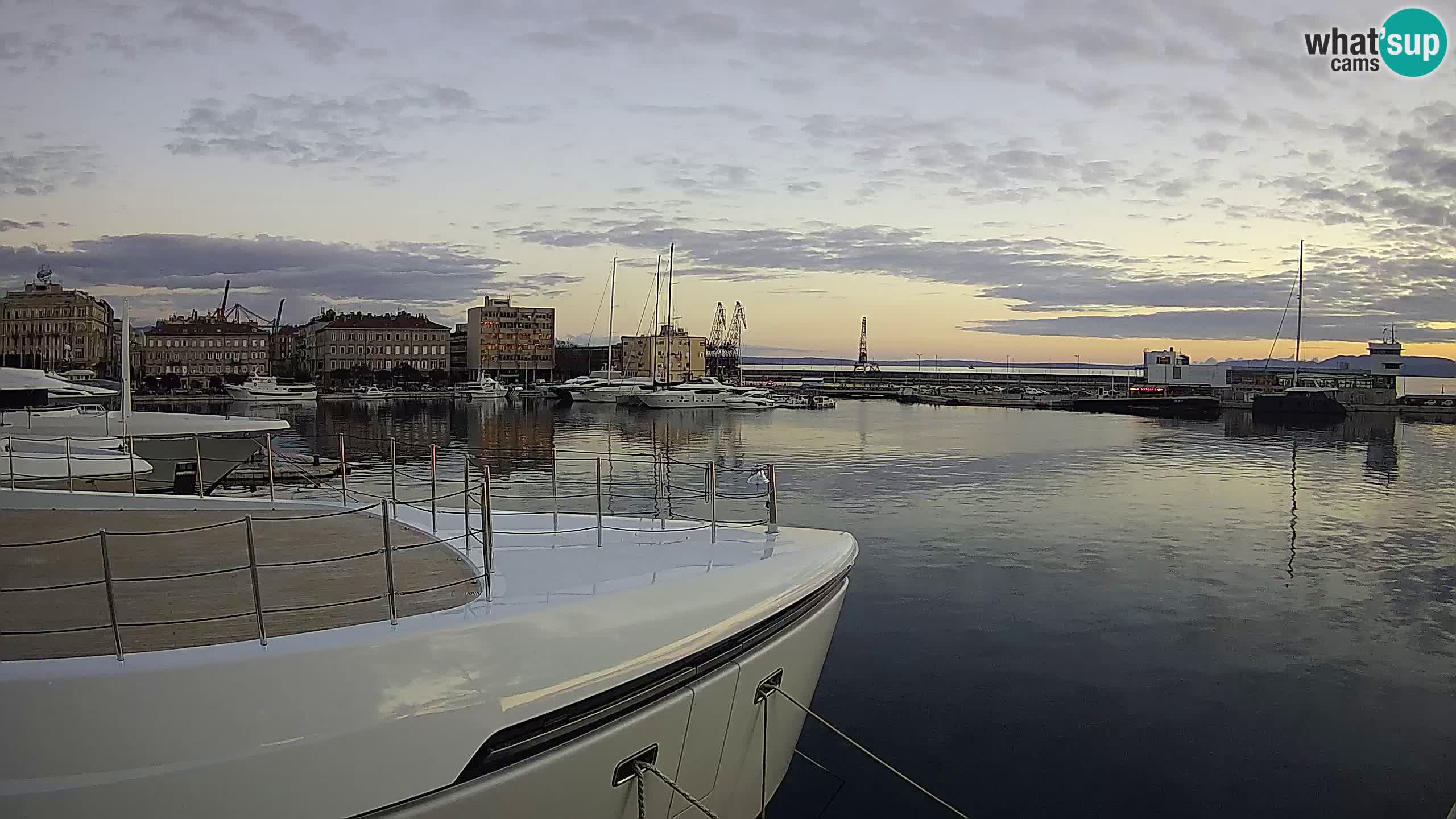 Rijeka – Botel Marina webcam en direct