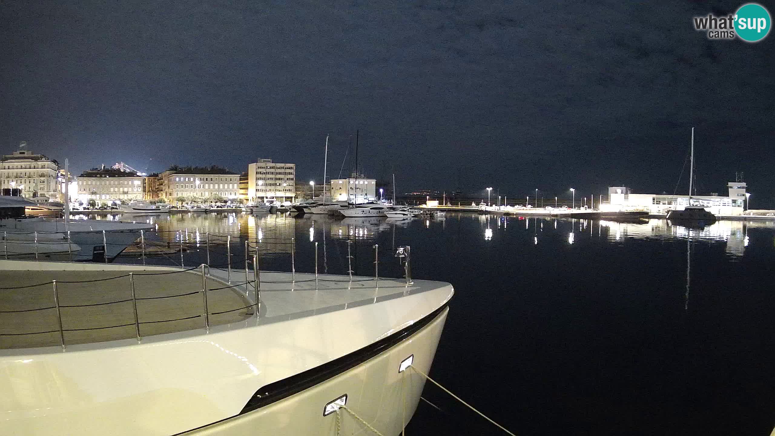 Reka – Botel Marina spletna kamera