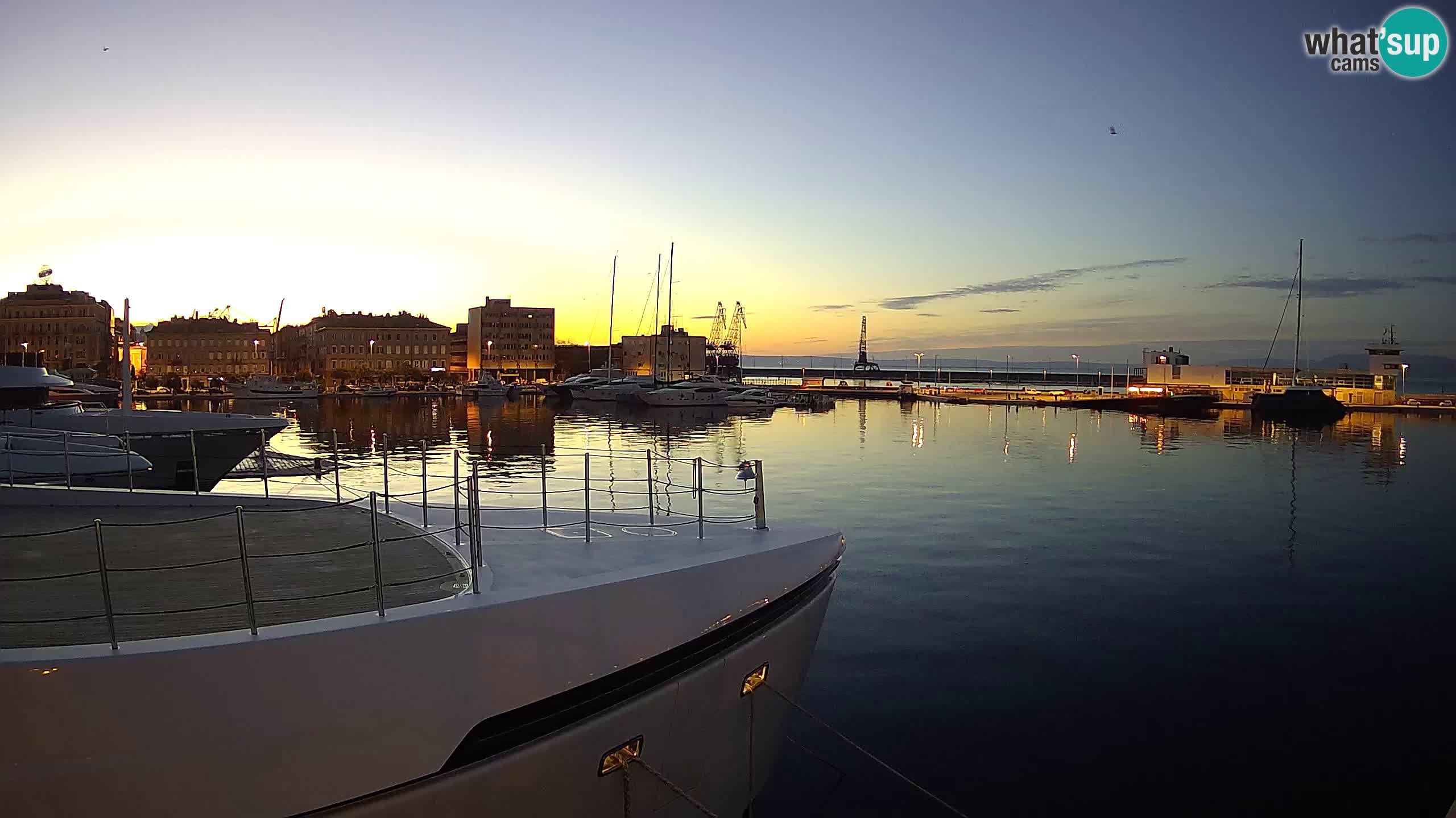 Rijeka – Botel Marina web kamera