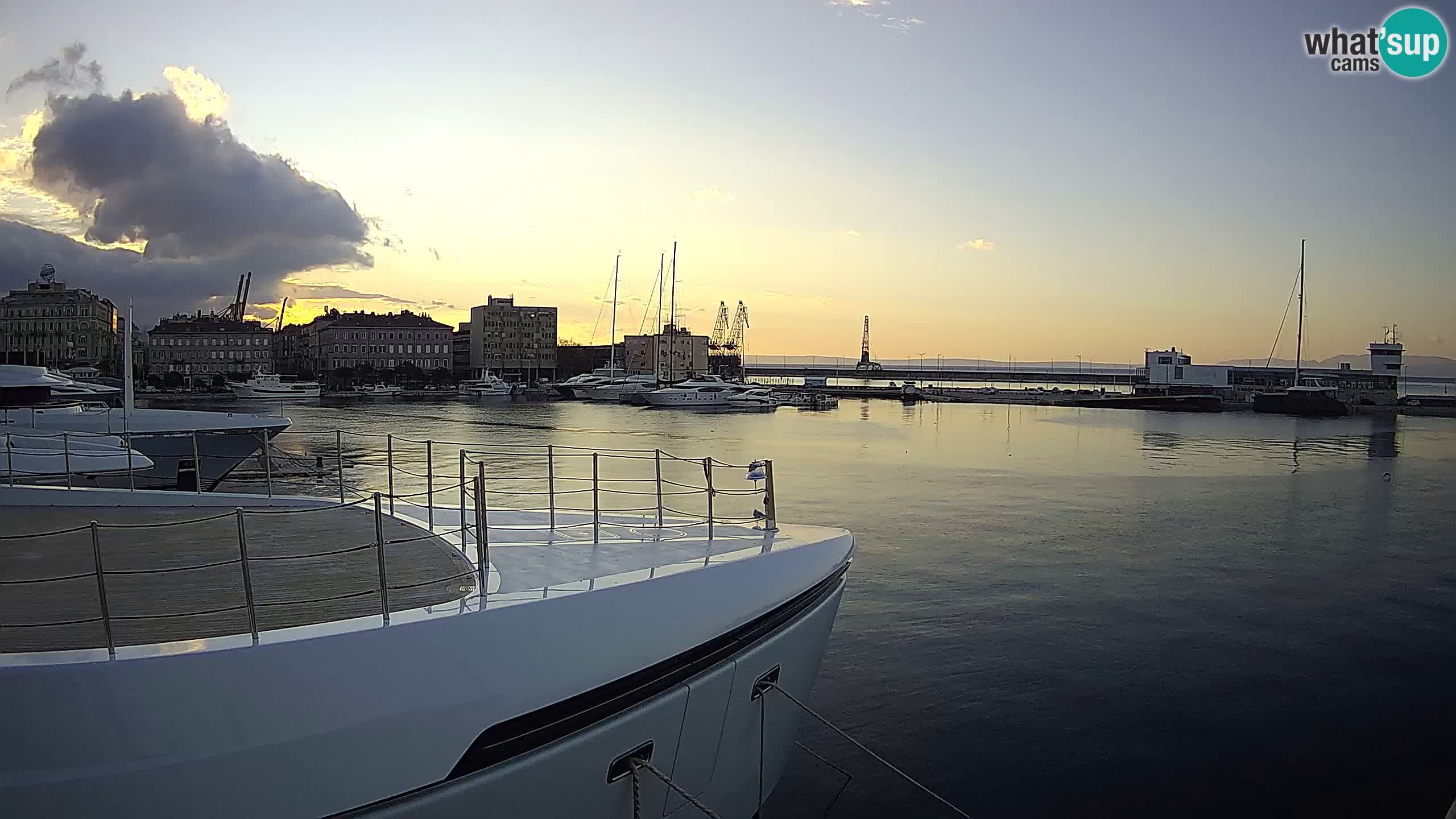 Rijeka – Botel Marina webcam en direct