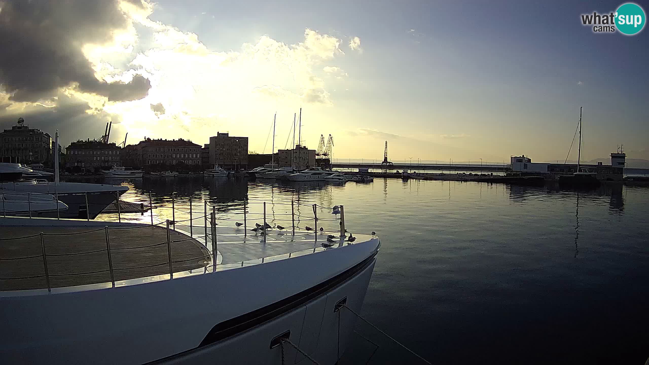Rijeka – Botel Marina web kamera