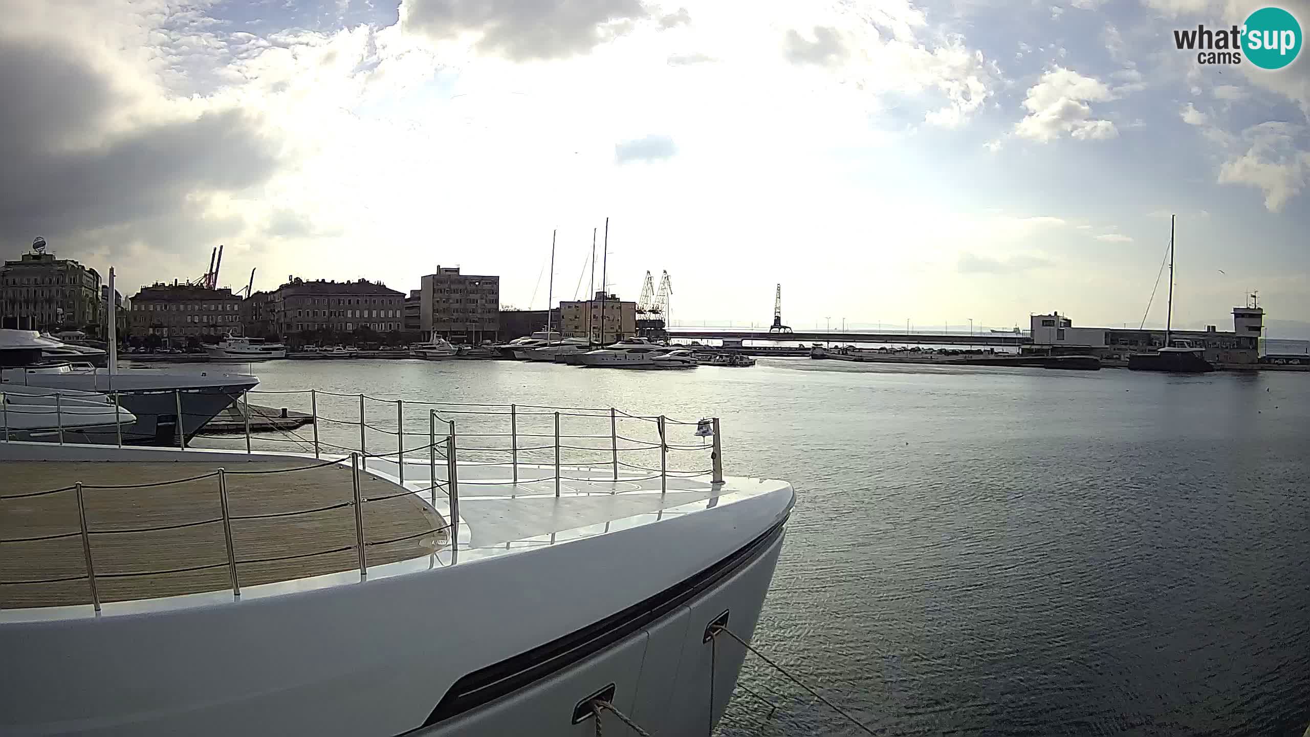 Rijeka – Botel Marina web kamera