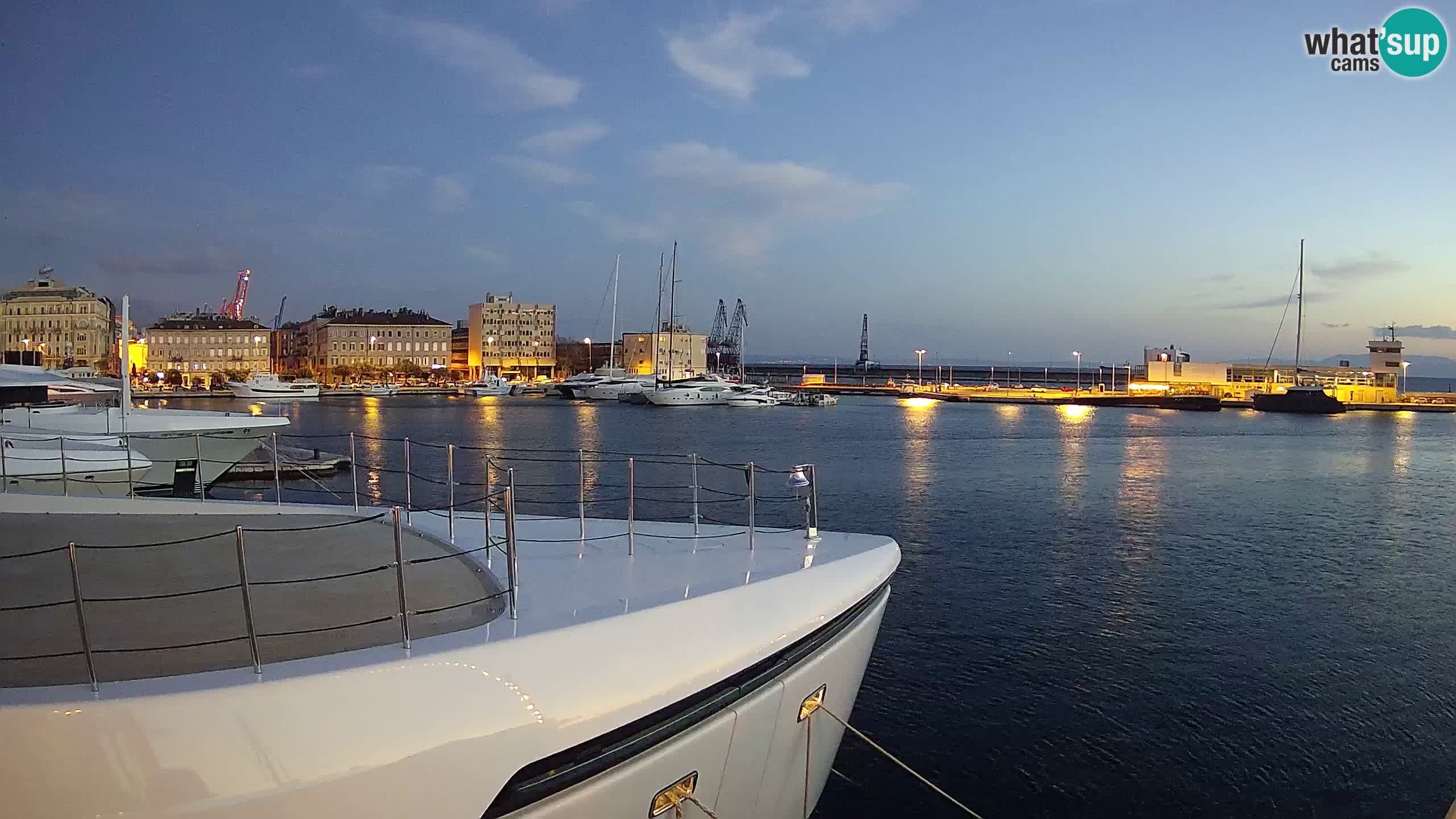 Rijeka – Botel Marina webcam en direct