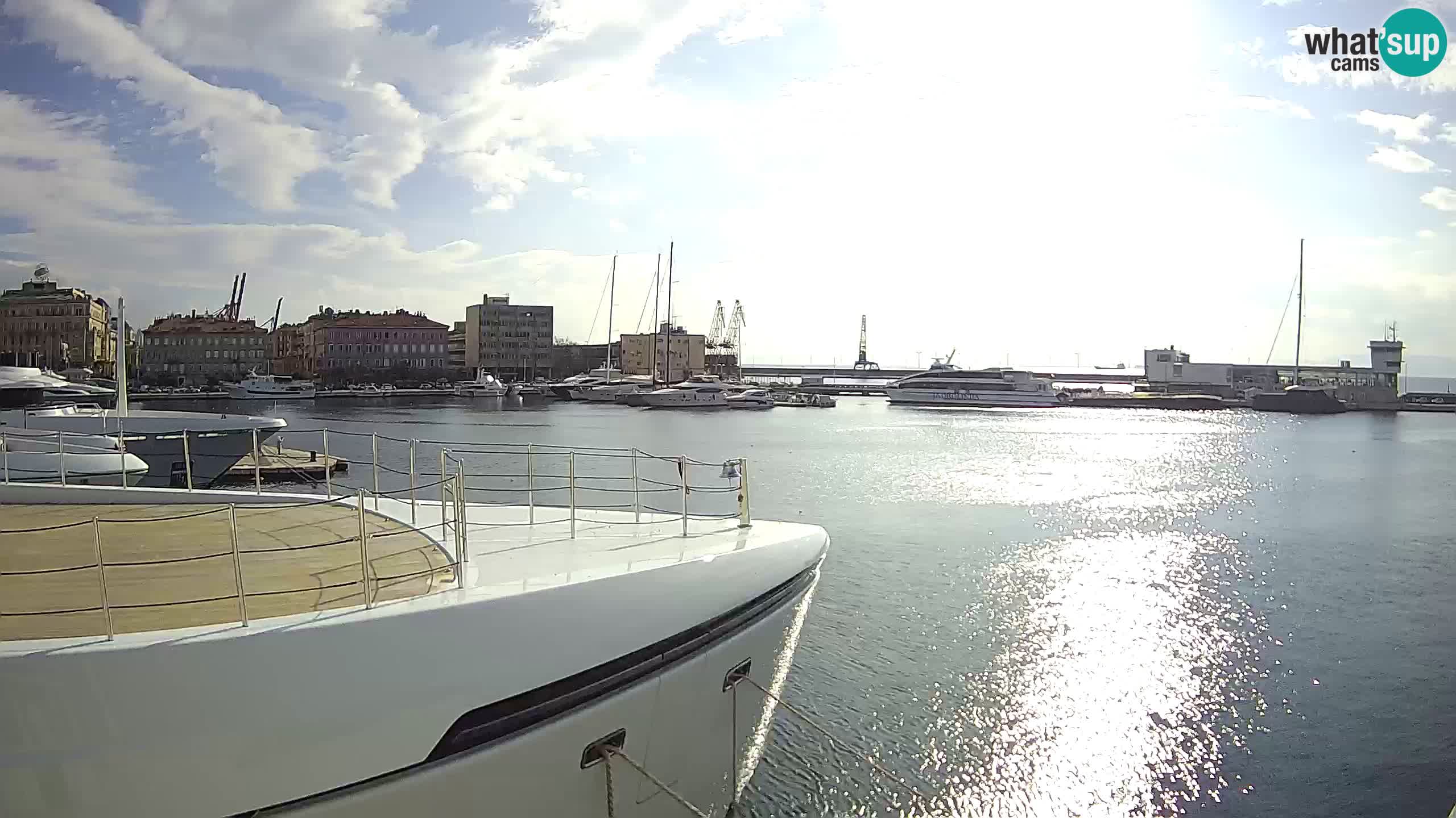 Rijeka – Botel Marina web kamera