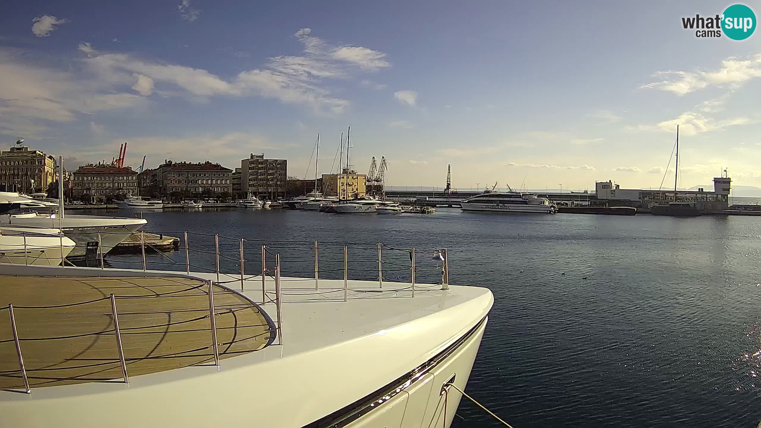 Rijeka – Botel Marina webcam en direct