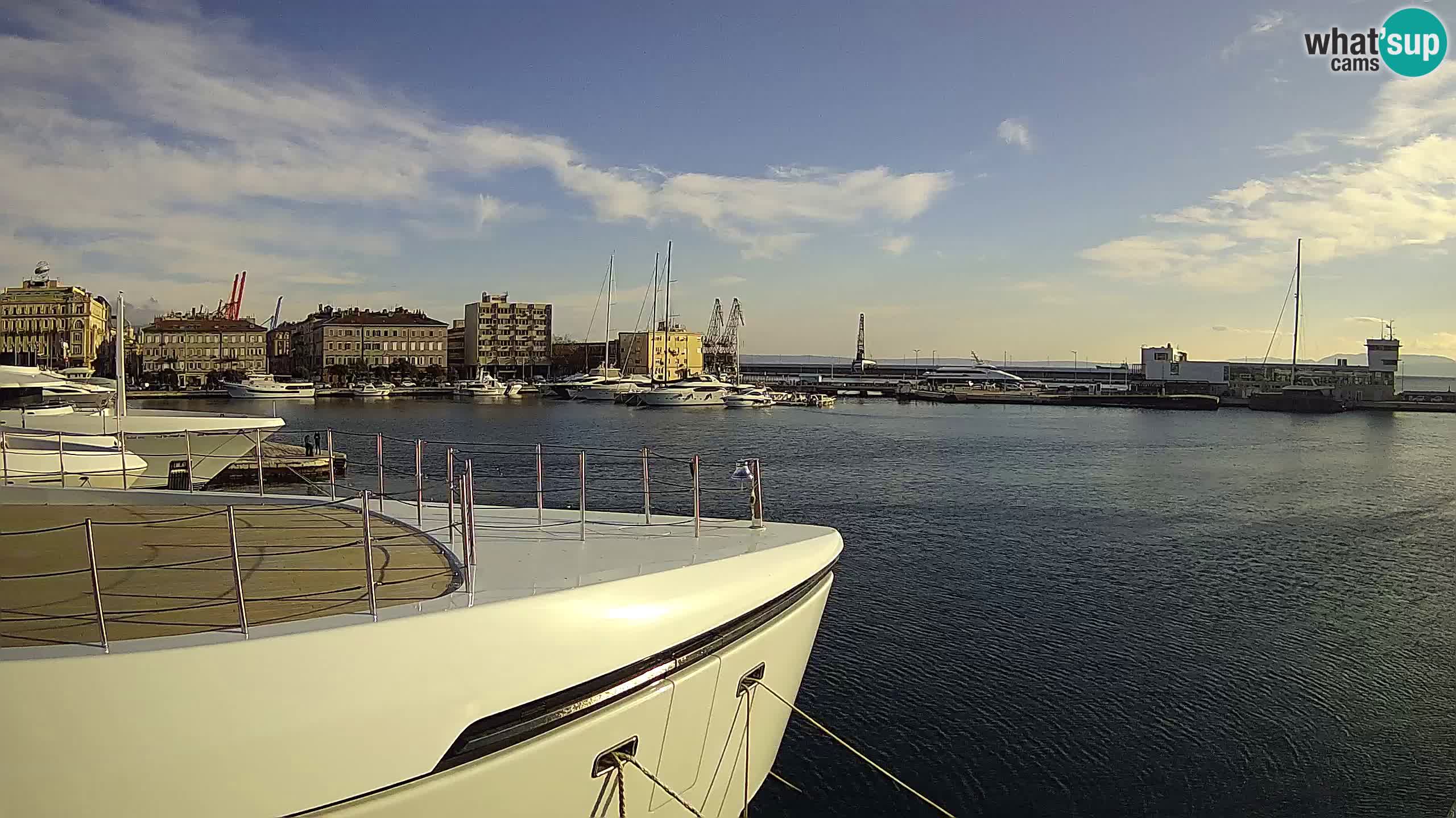 Rijeka – Botel Marina web kamera