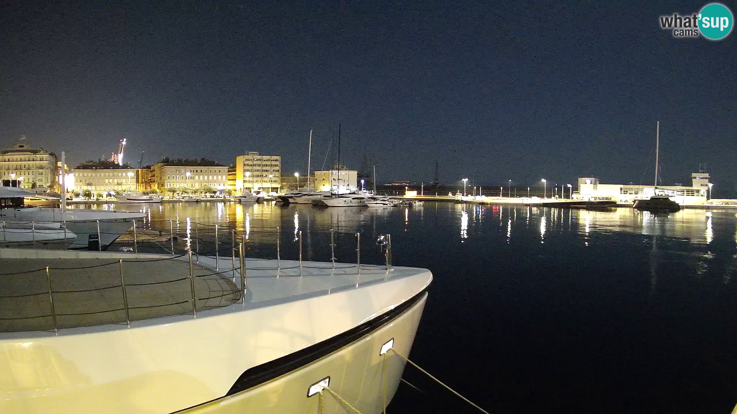 Botel Marina cámara web en vivo Rijeka
