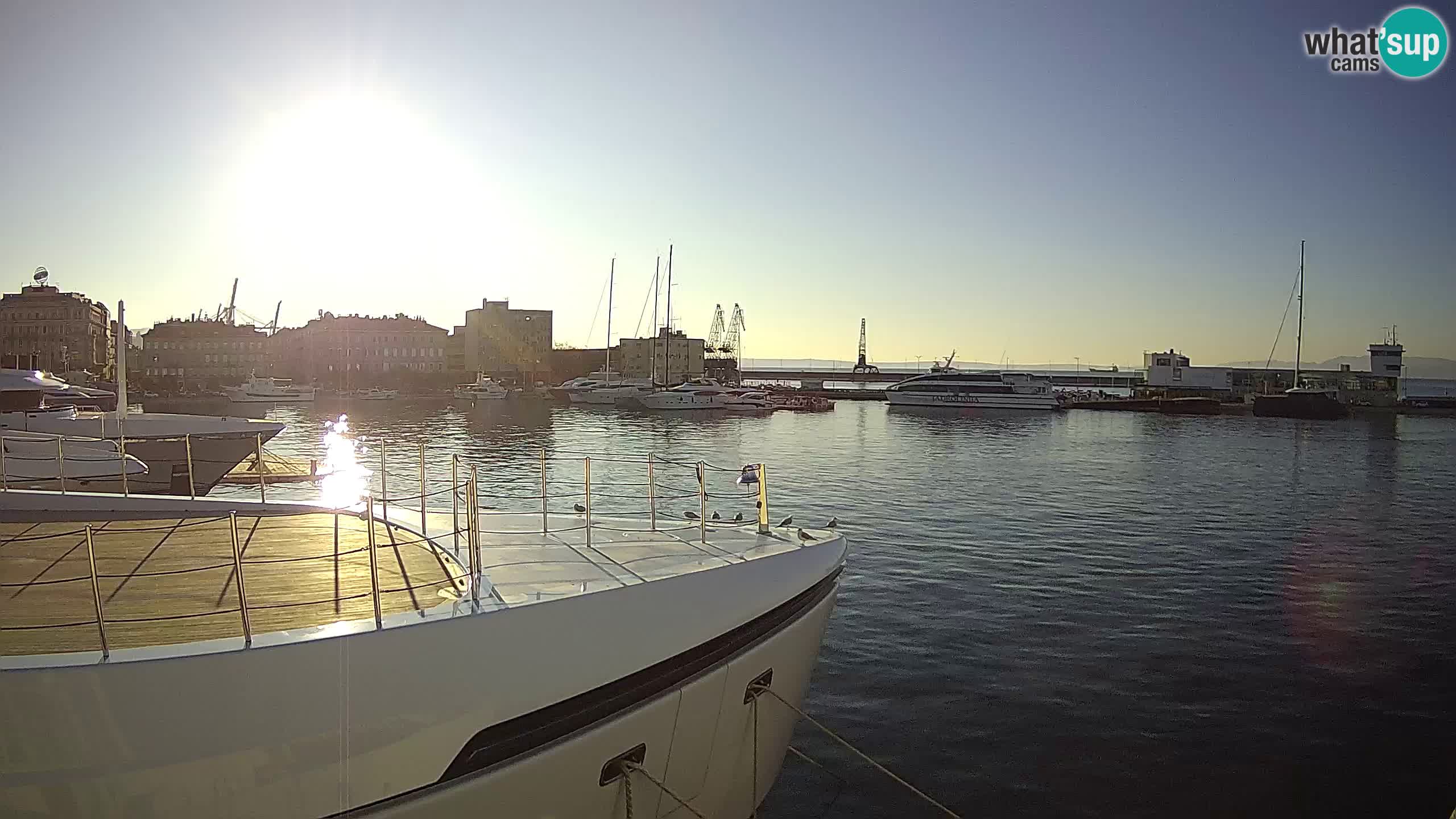 Rijeka – Botel Marina webcam en direct