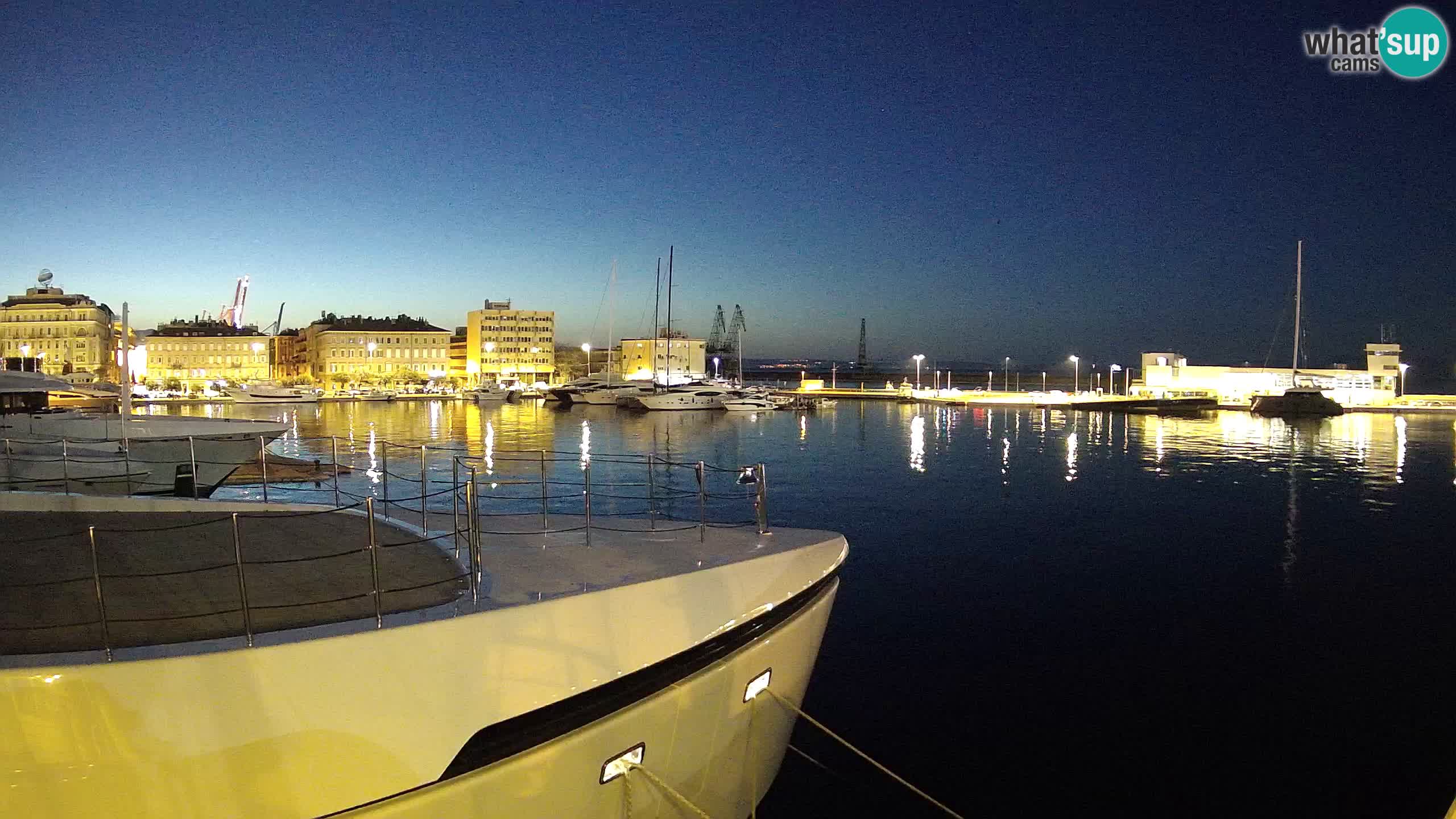 Rijeka – Botel Marina webcam en direct