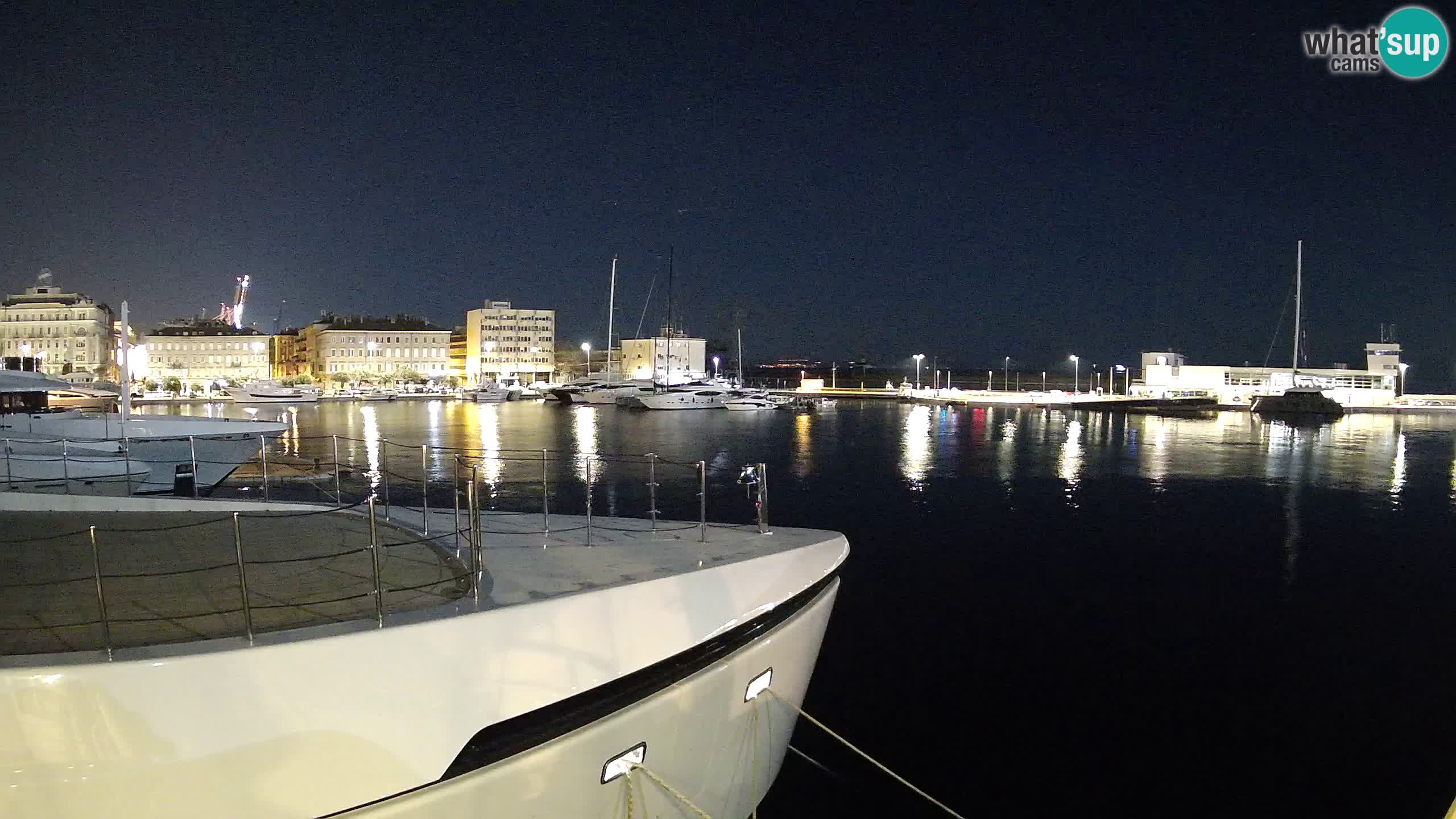 Rijeka – Botel Marina webcam en direct