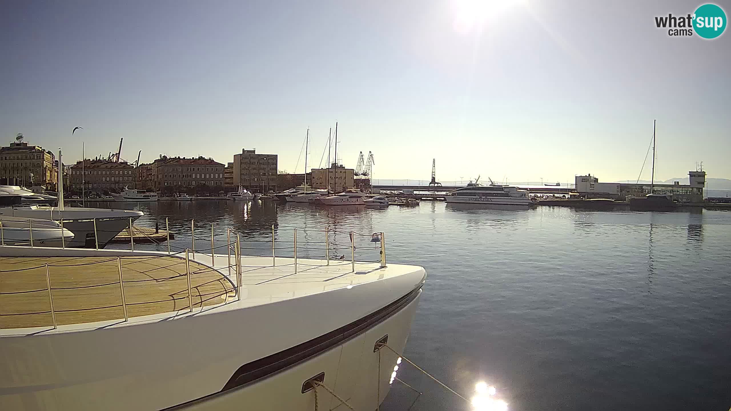 Rijeka – Botel Marina web kamera
