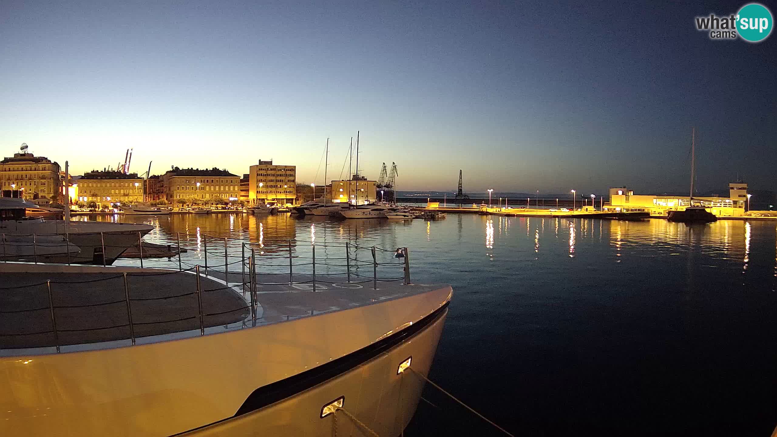 Rijeka – Botel Marina web kamera