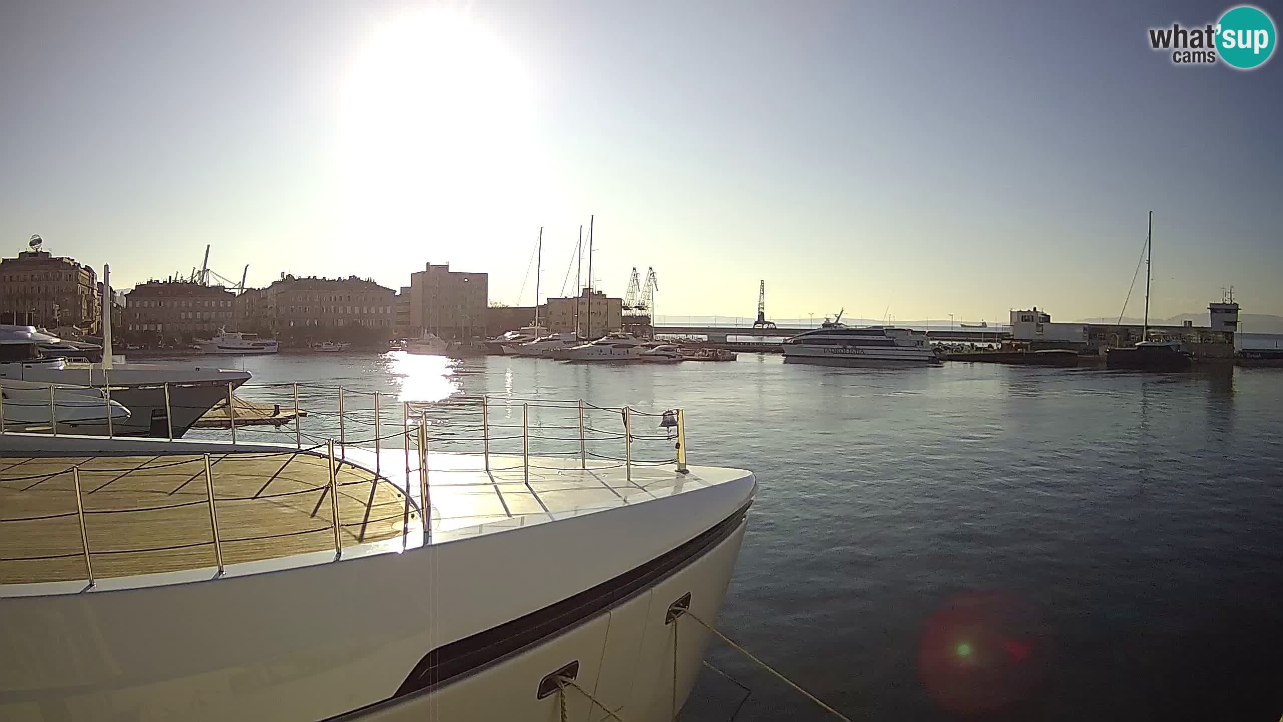 Botel Marina cámara web en vivo Rijeka