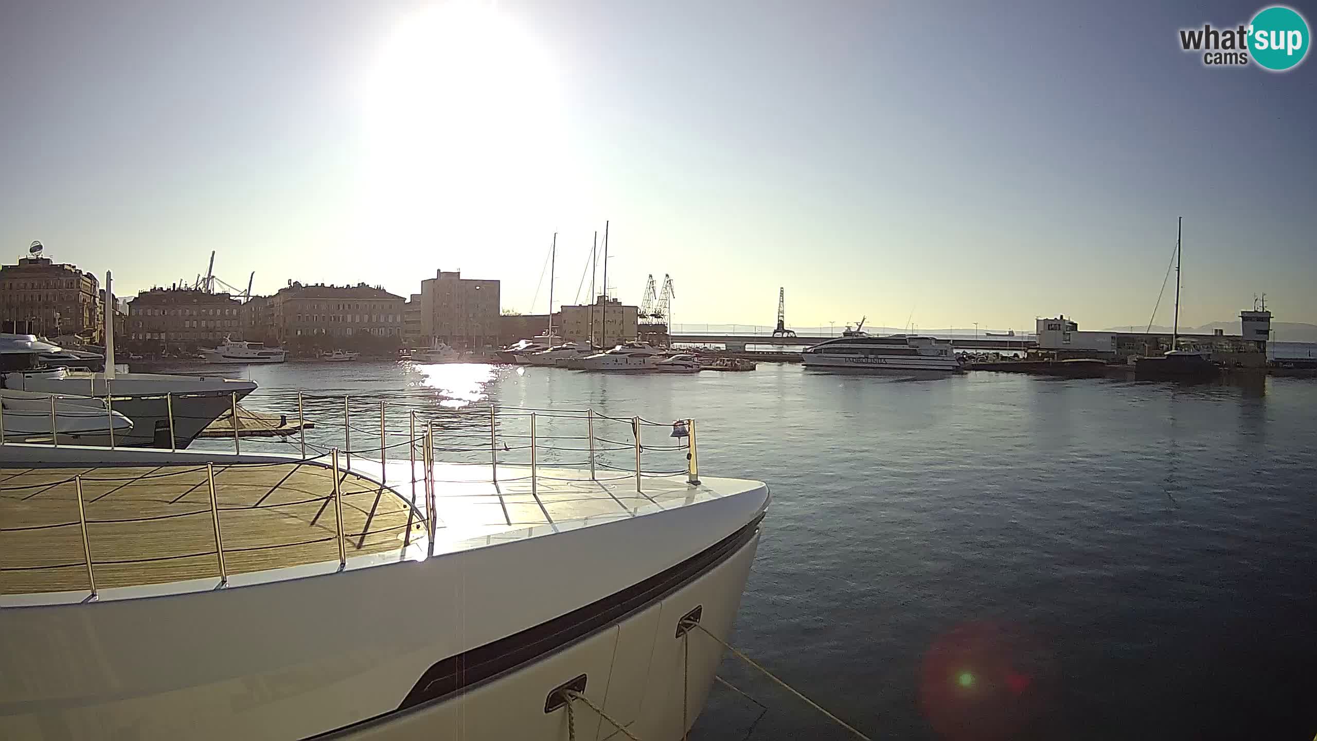 Rijeka – Botel Marina web kamera