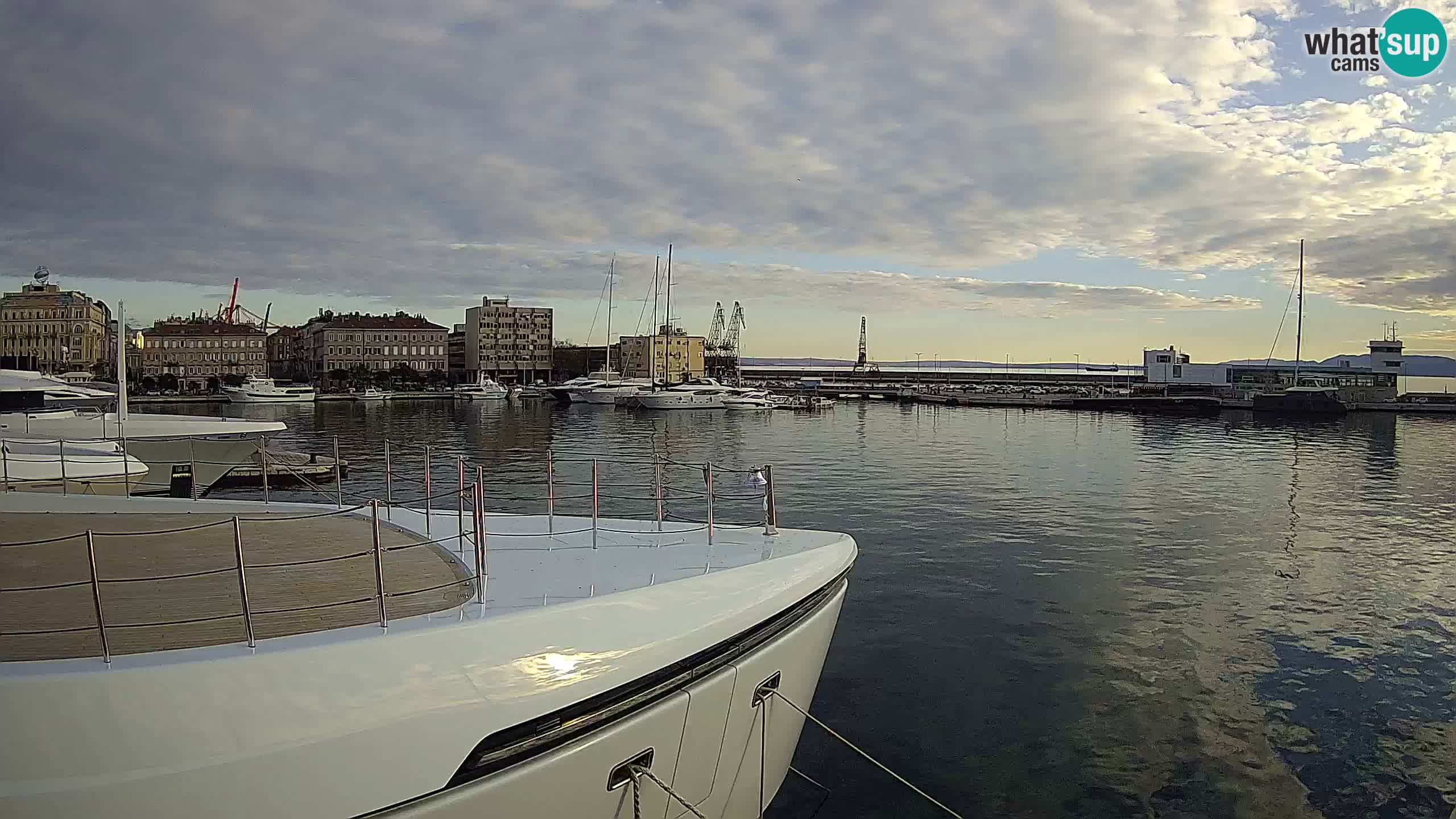 Rijeka – Botel Marina webcam en direct