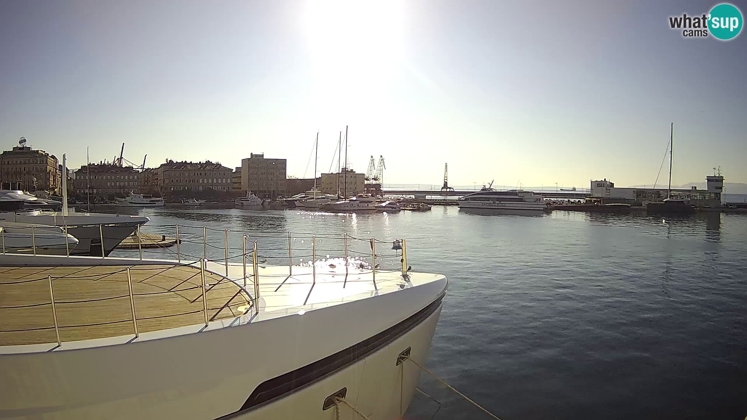 Rijeka – Botel Marina webcam en direct