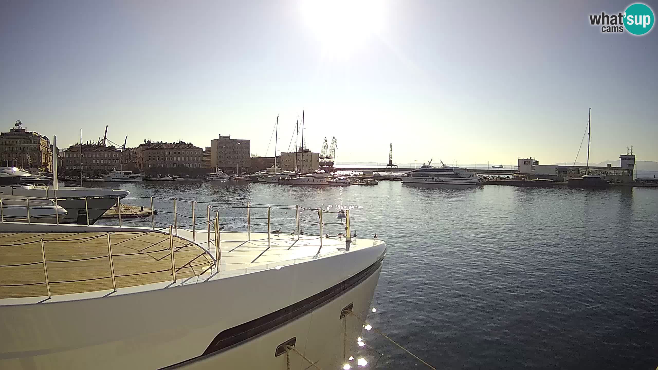 Rijeka – Botel Marina web kamera