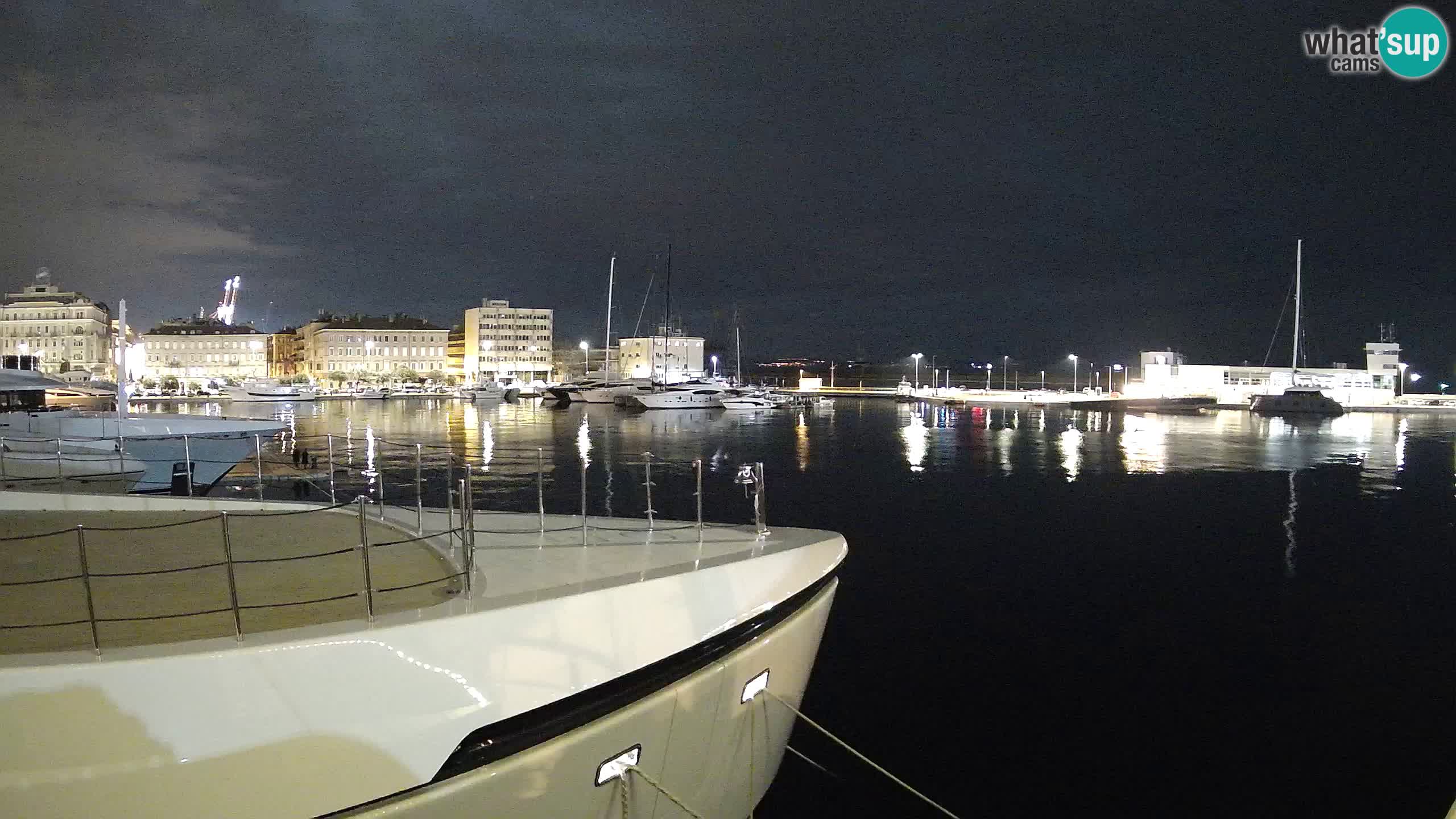 Botel Marina cámara web en vivo Rijeka