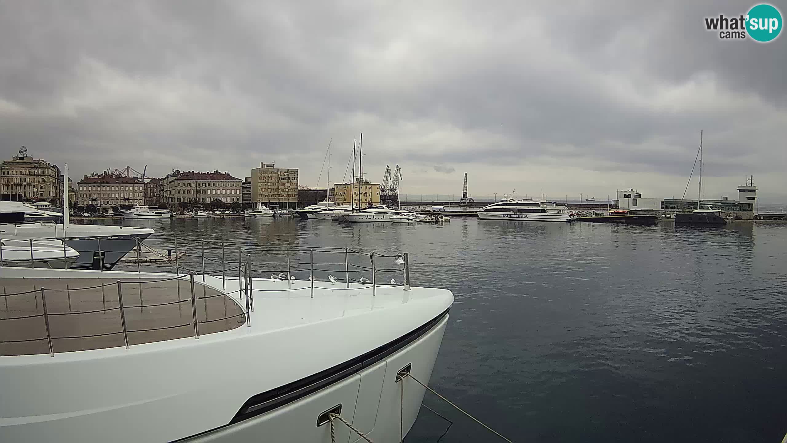 Rijeka – Botel Marina web kamera