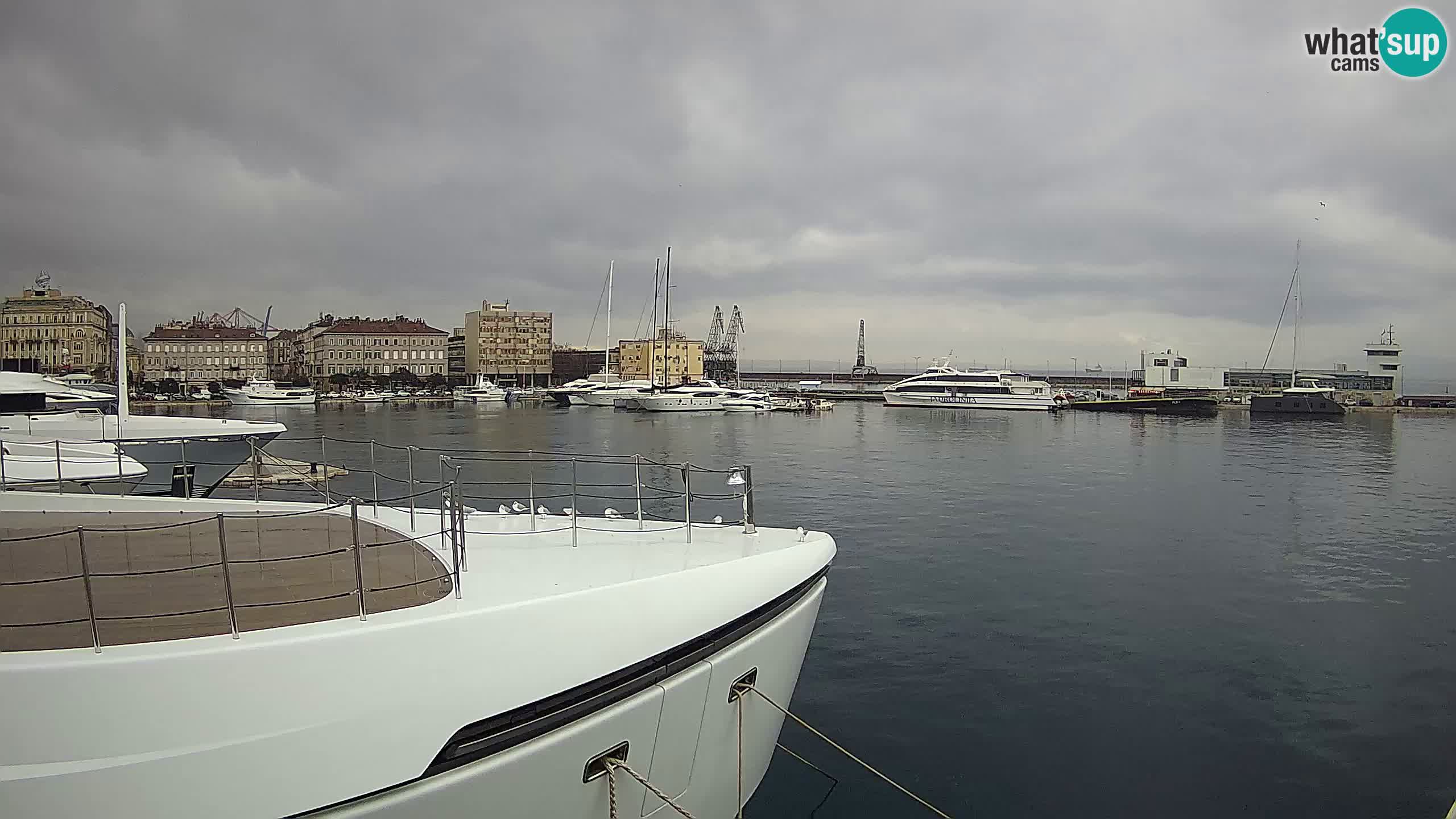 Rijeka – Botel Marina web kamera