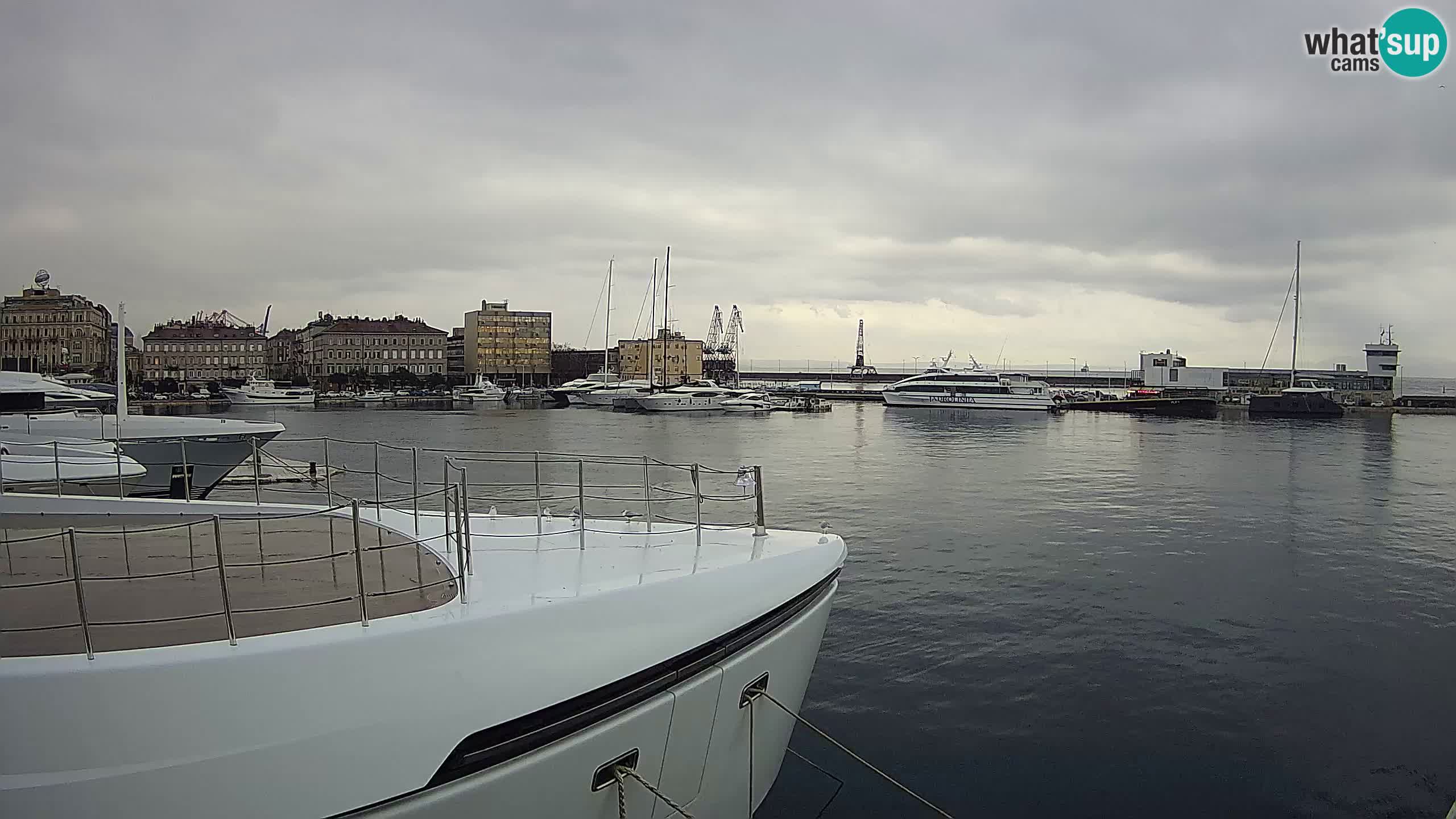 Rijeka – Botel Marina webcam en direct