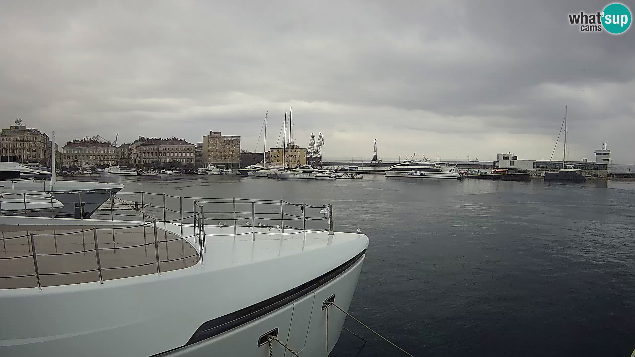 Rijeka – Botel Marina web kamera
