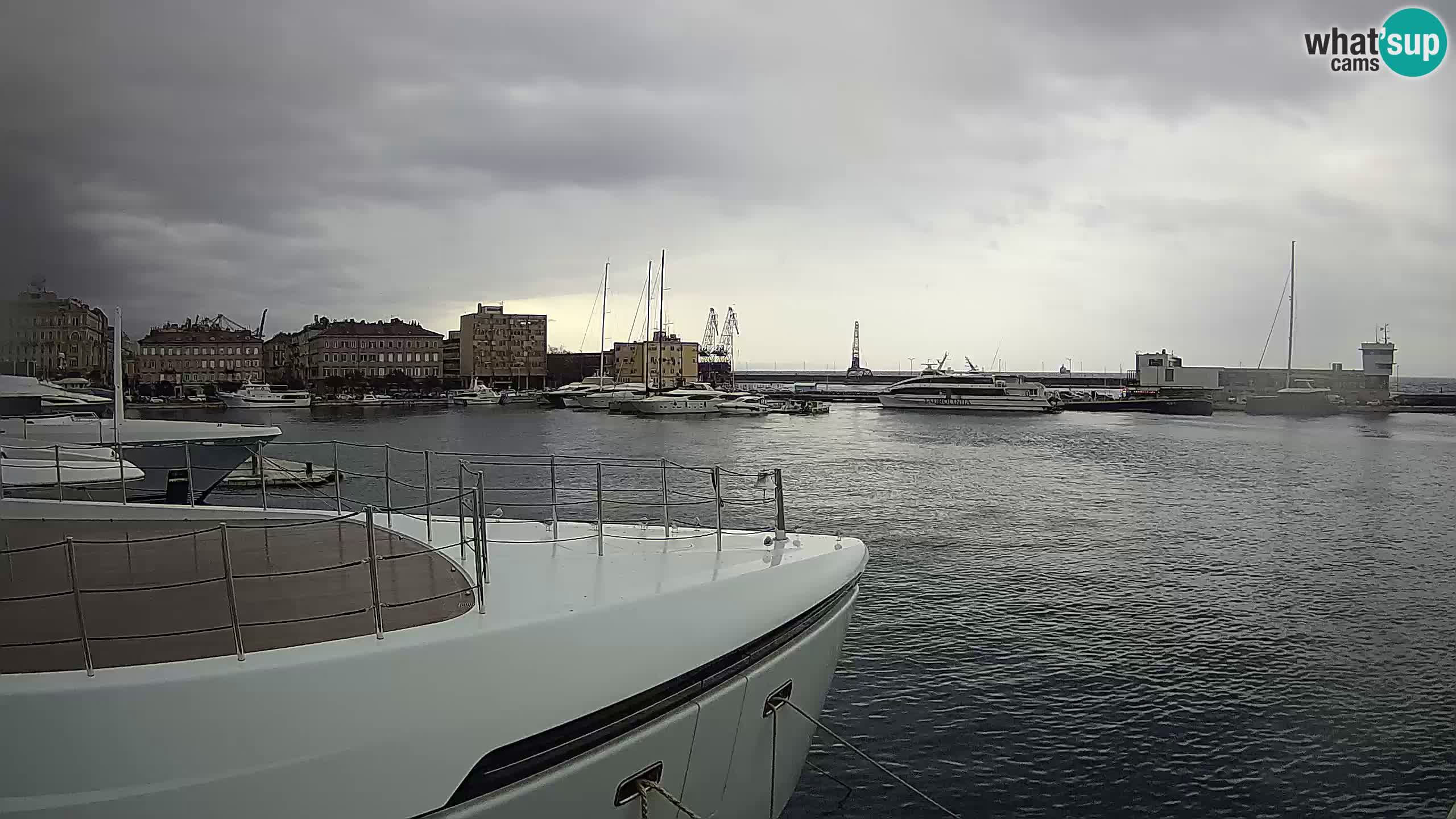 Rijeka – Botel Marina web kamera