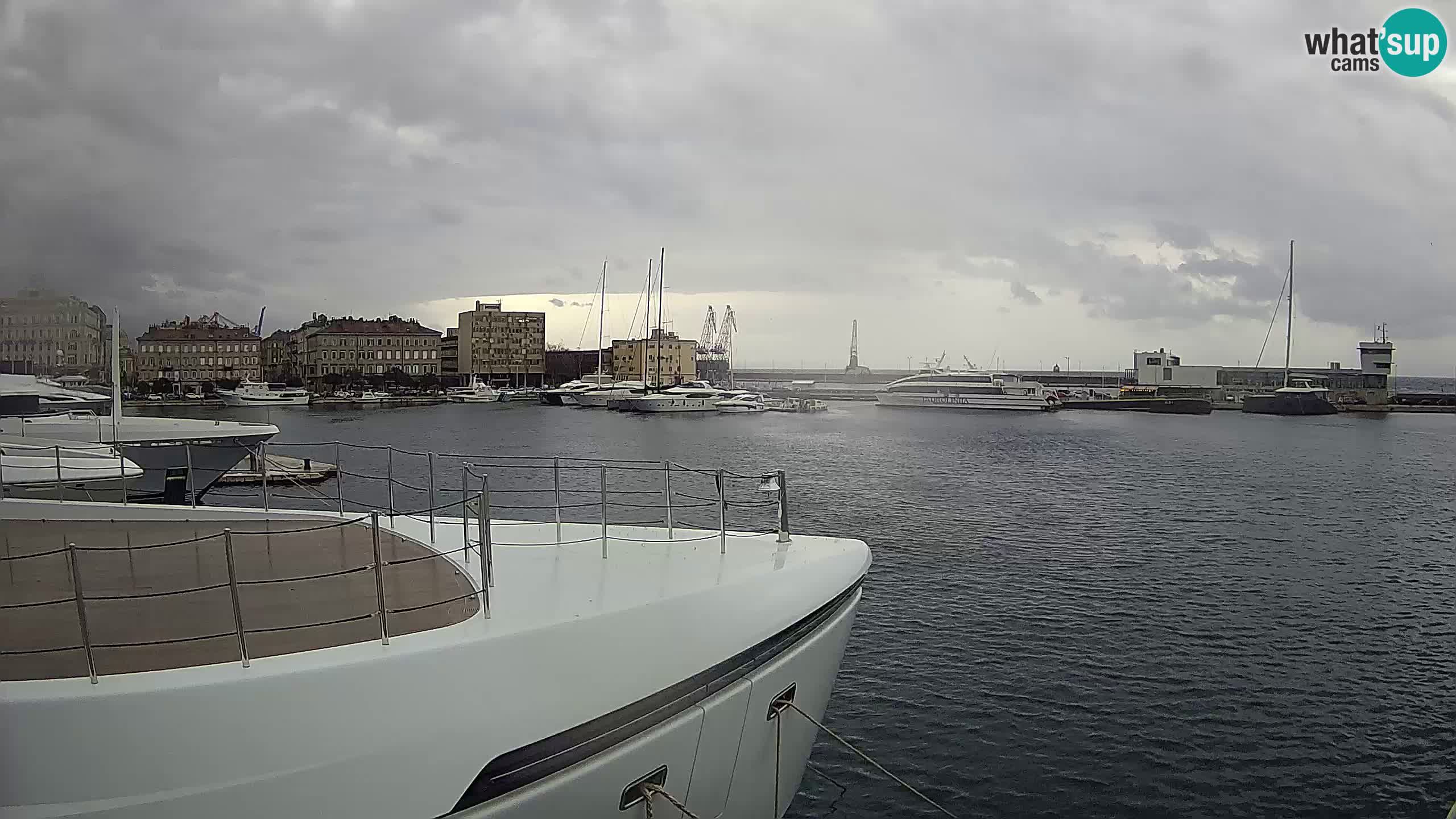 Rijeka – Botel Marina web kamera