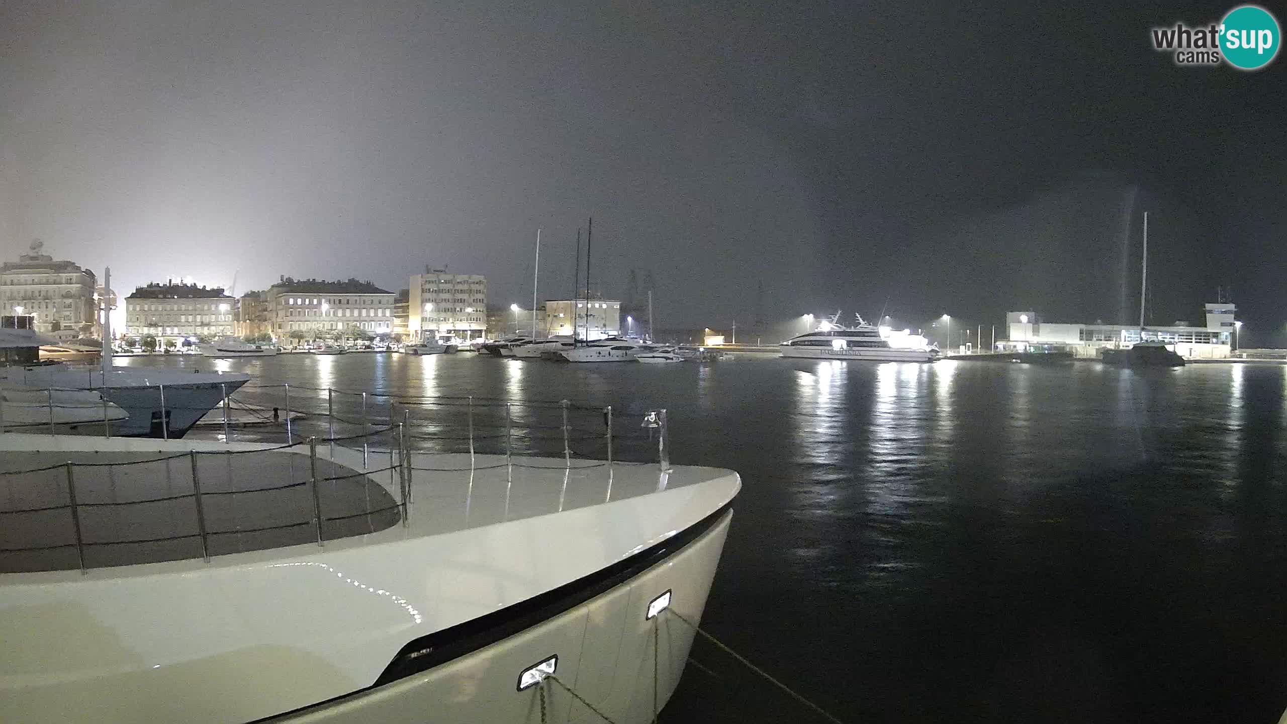 Botel Marina cámara web en vivo Rijeka