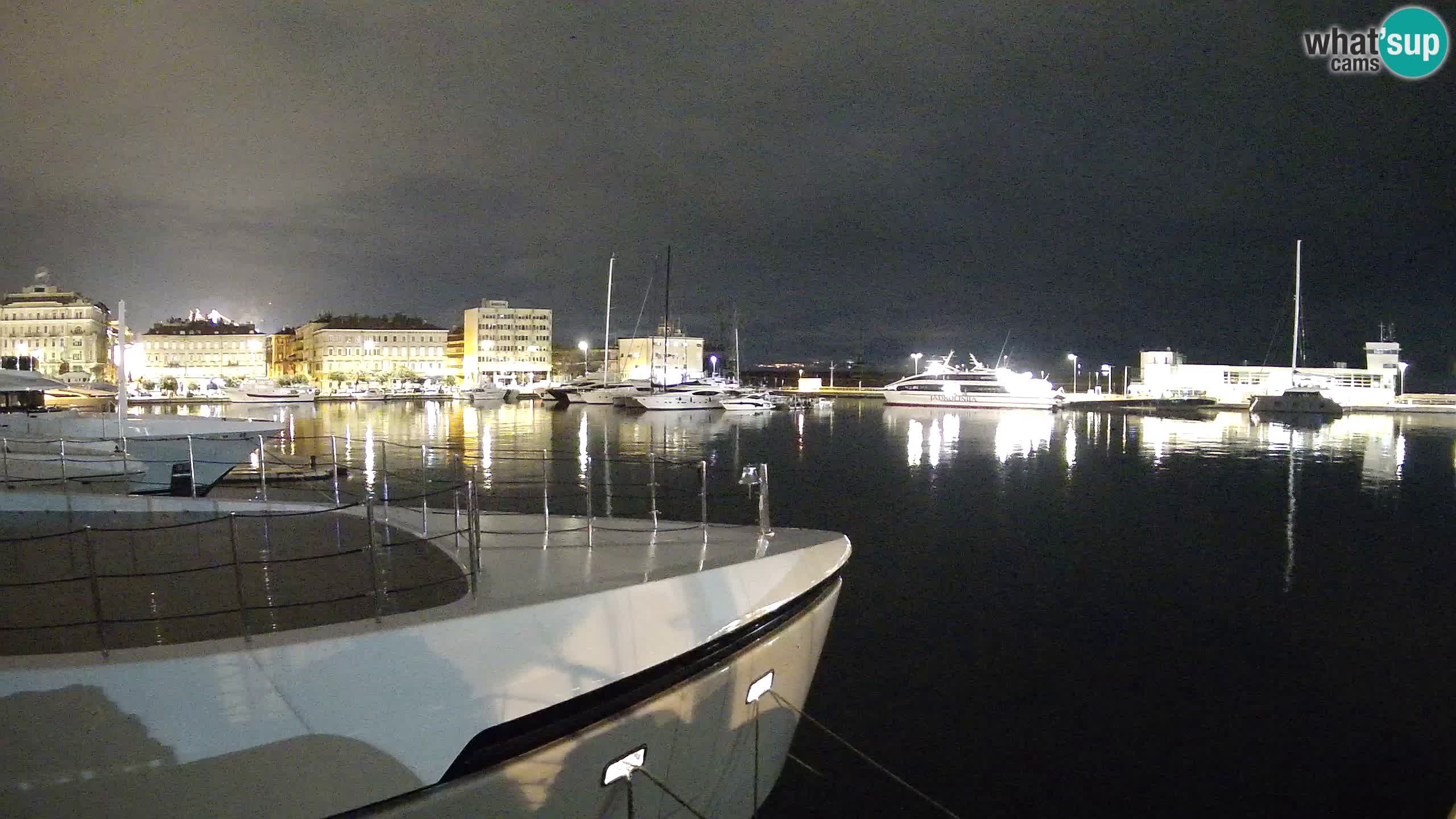 Botel Marina cámara web en vivo Rijeka