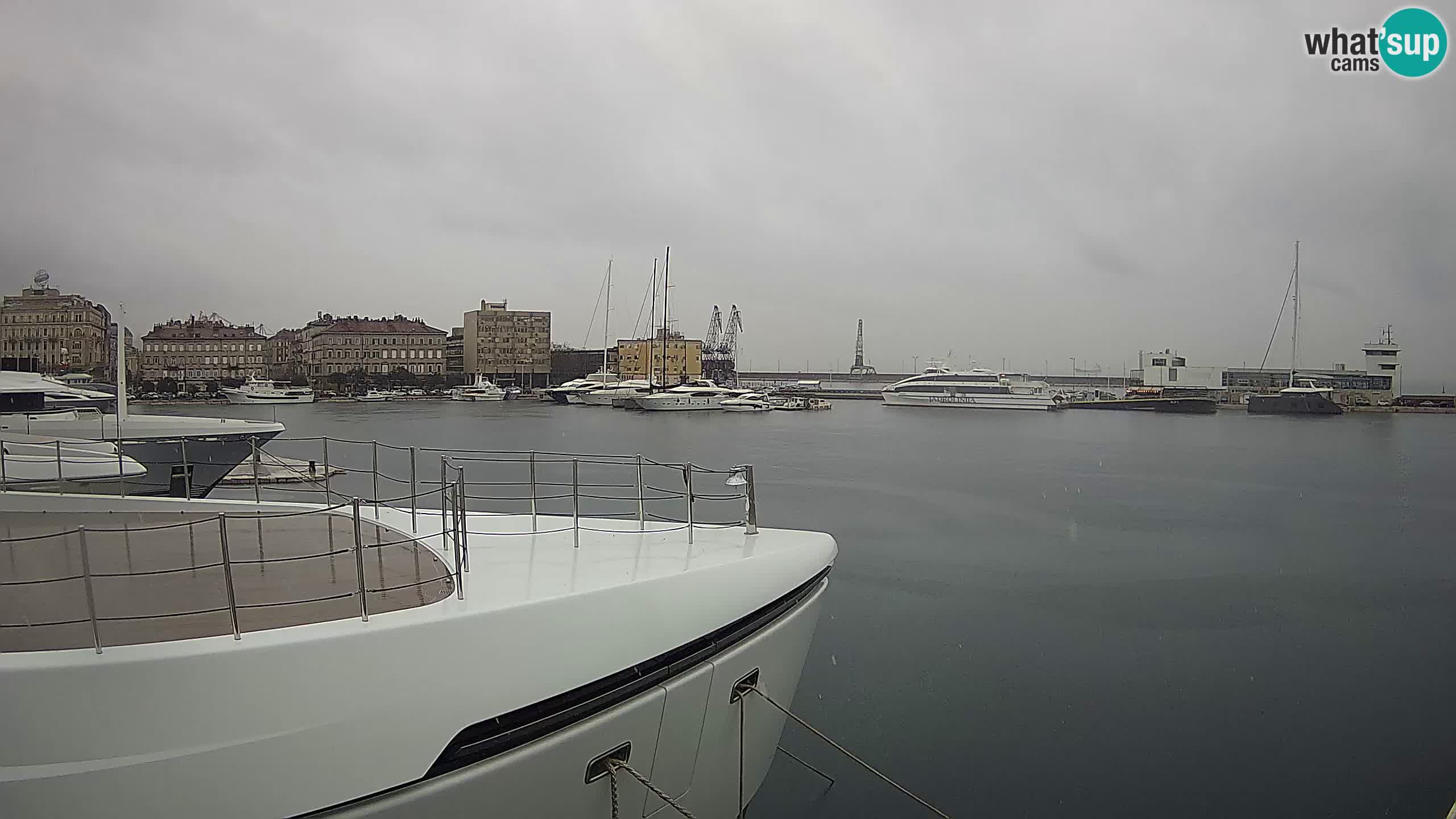 Rijeka – Botel Marina web kamera