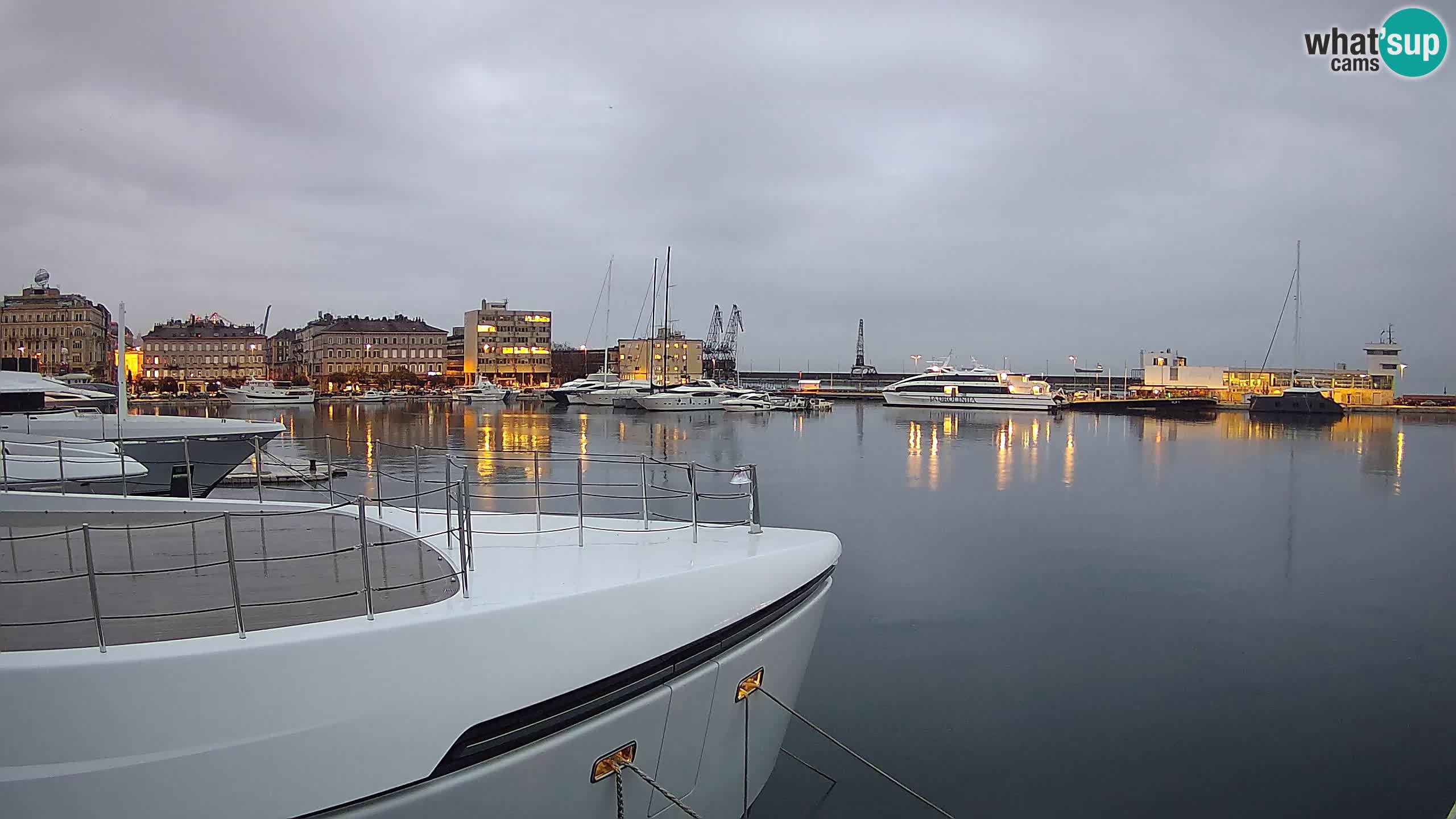 Rijeka – Botel Marina webcam en direct