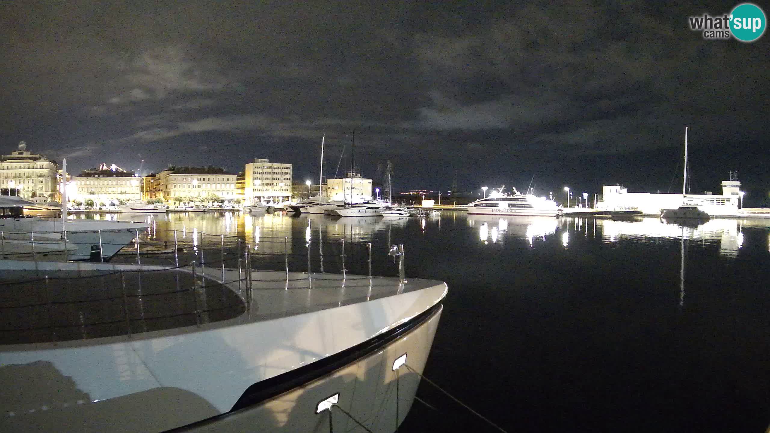 Botel Marina cámara web en vivo Rijeka