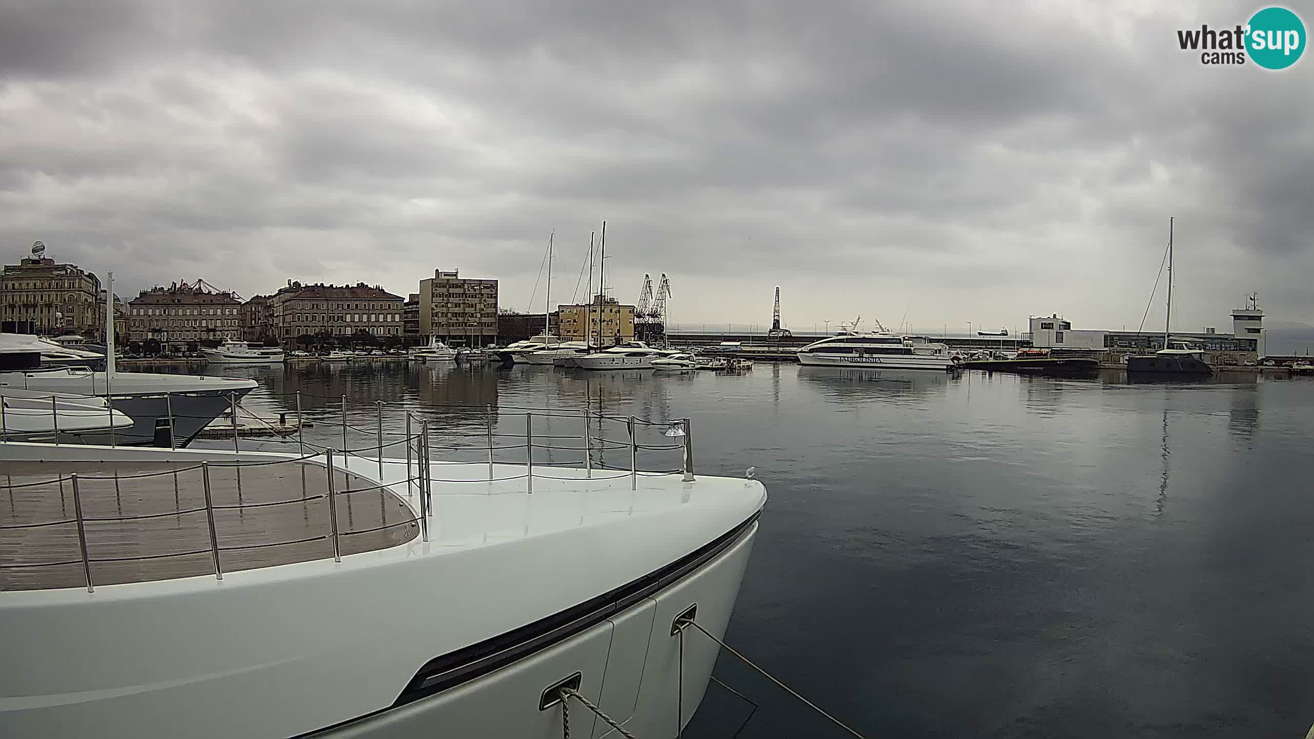 Rijeka – Botel Marina web kamera