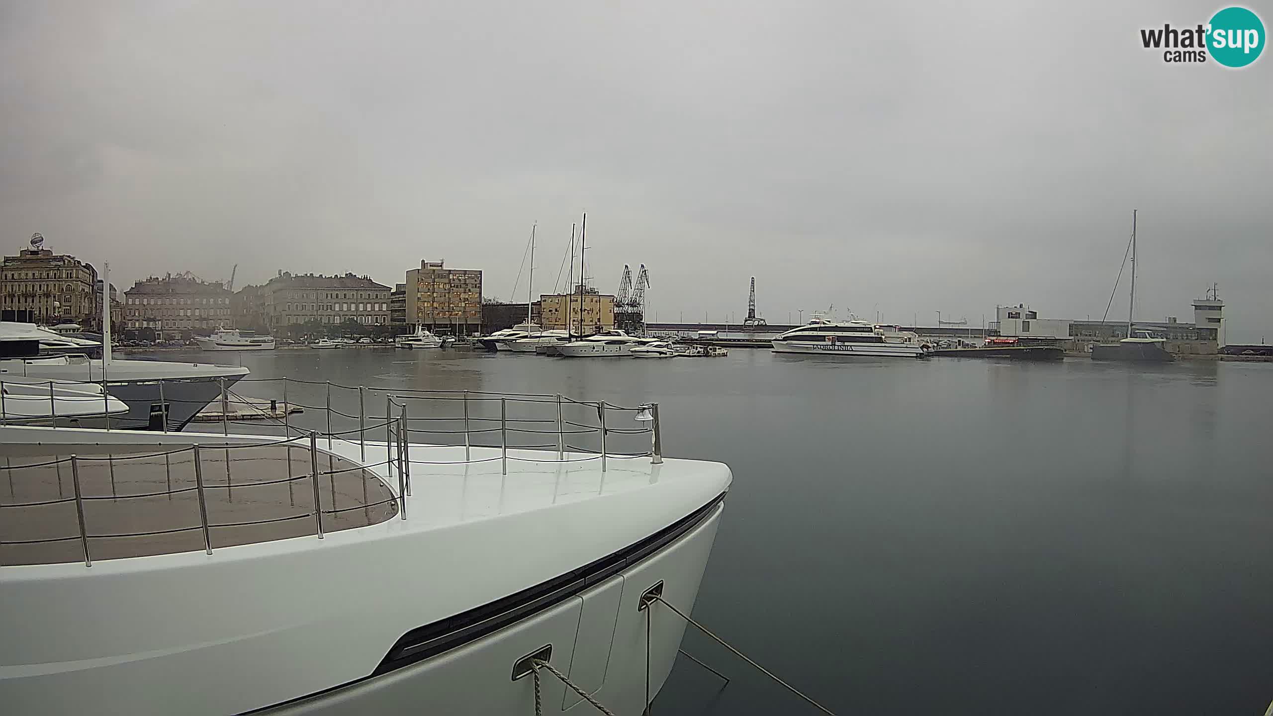 Botel Marina cámara web en vivo Rijeka