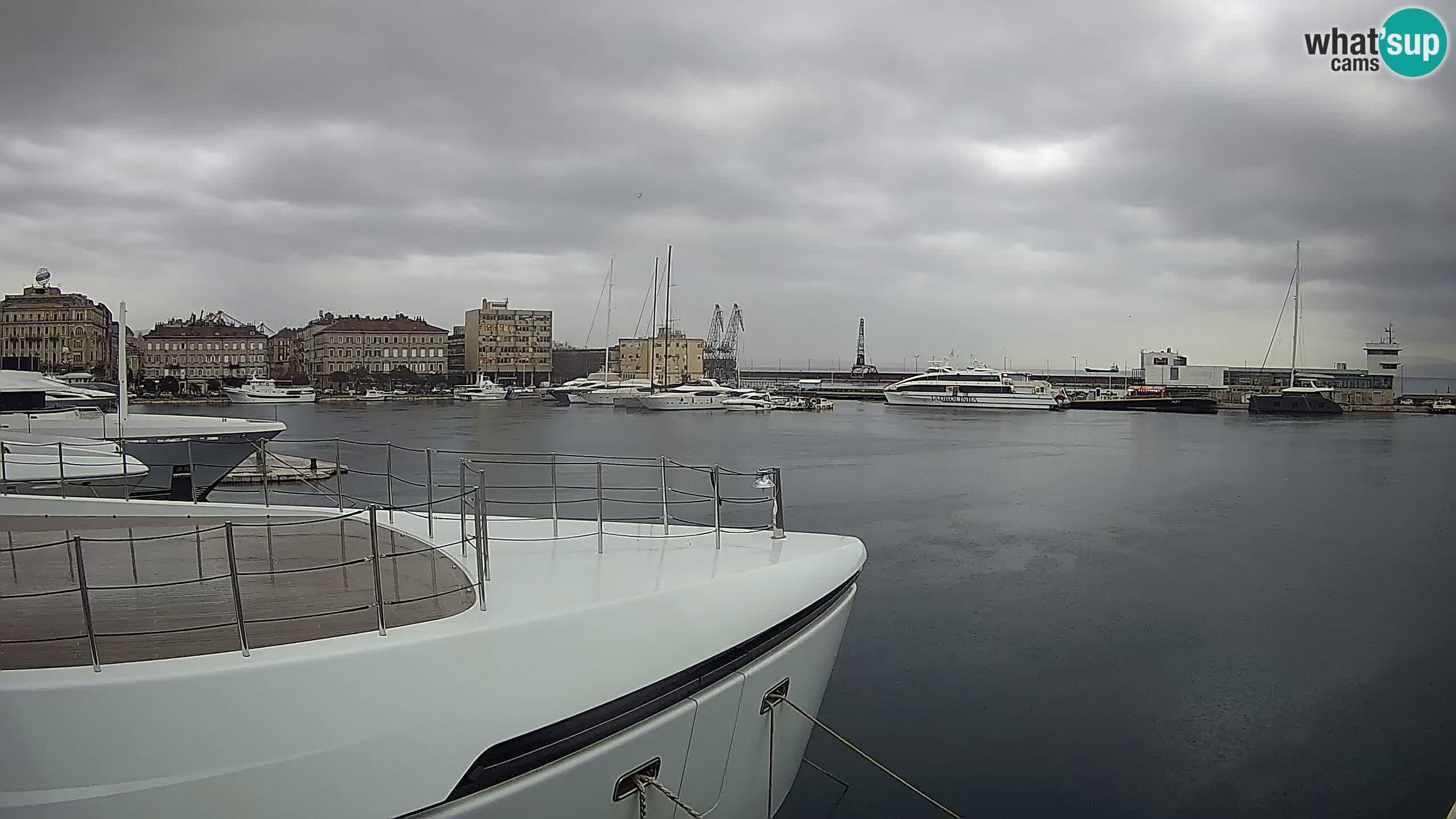 Rijeka – Botel Marina web kamera