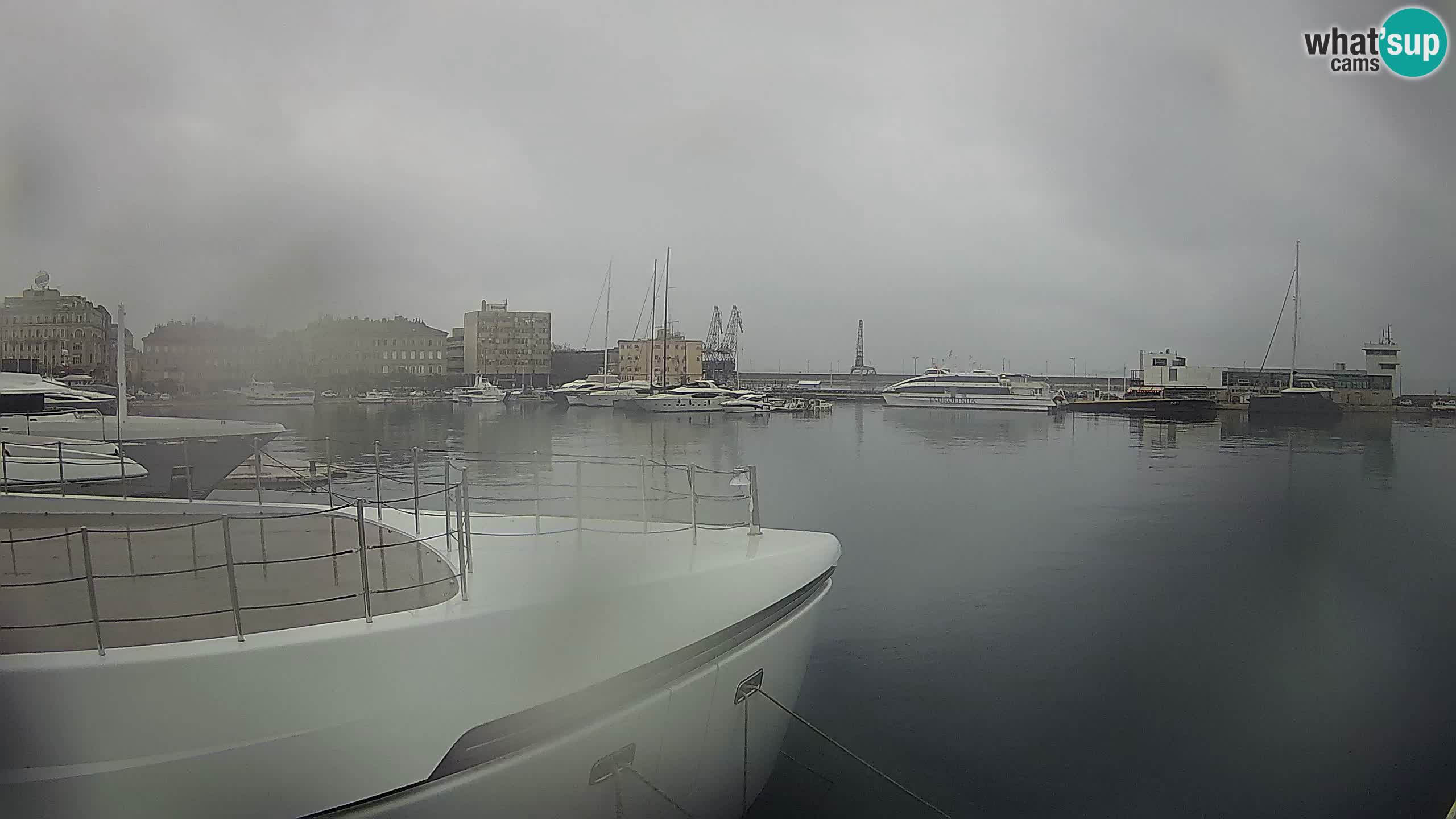Botel Marina cámara web en vivo Rijeka