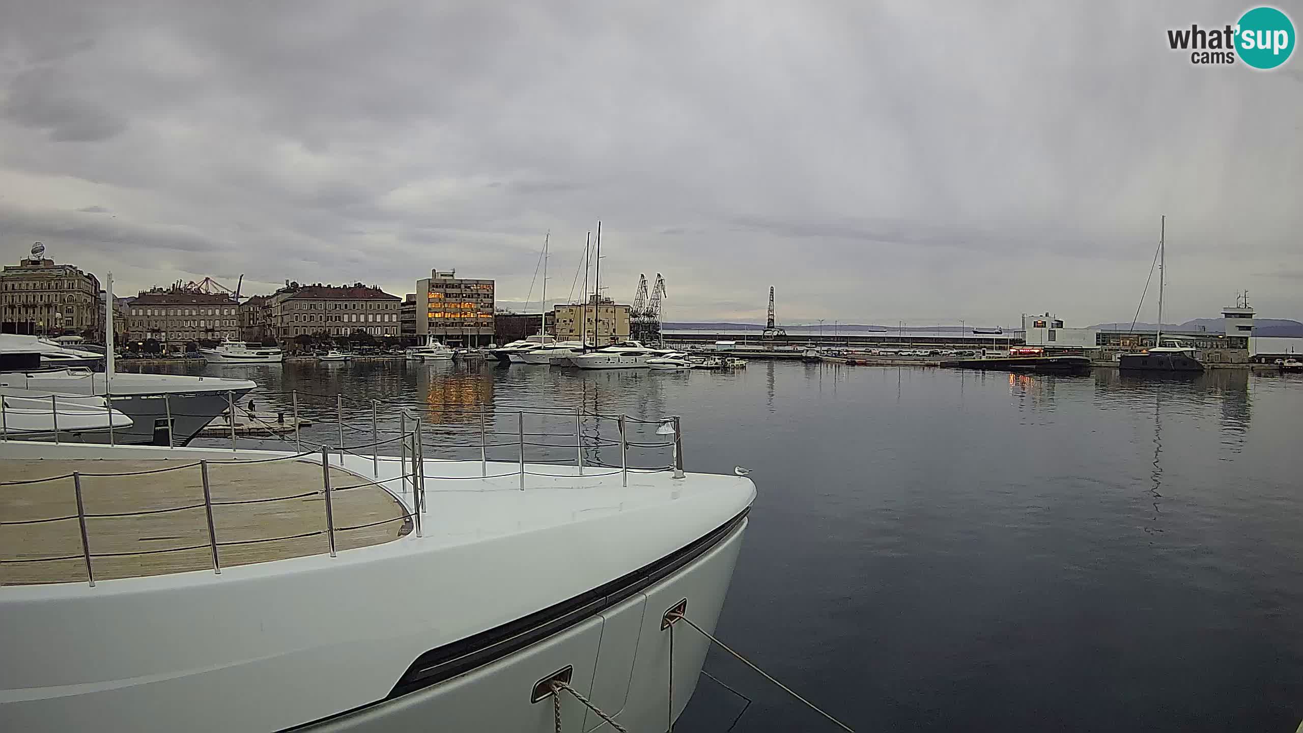 Botel Marina cámara web en vivo Rijeka