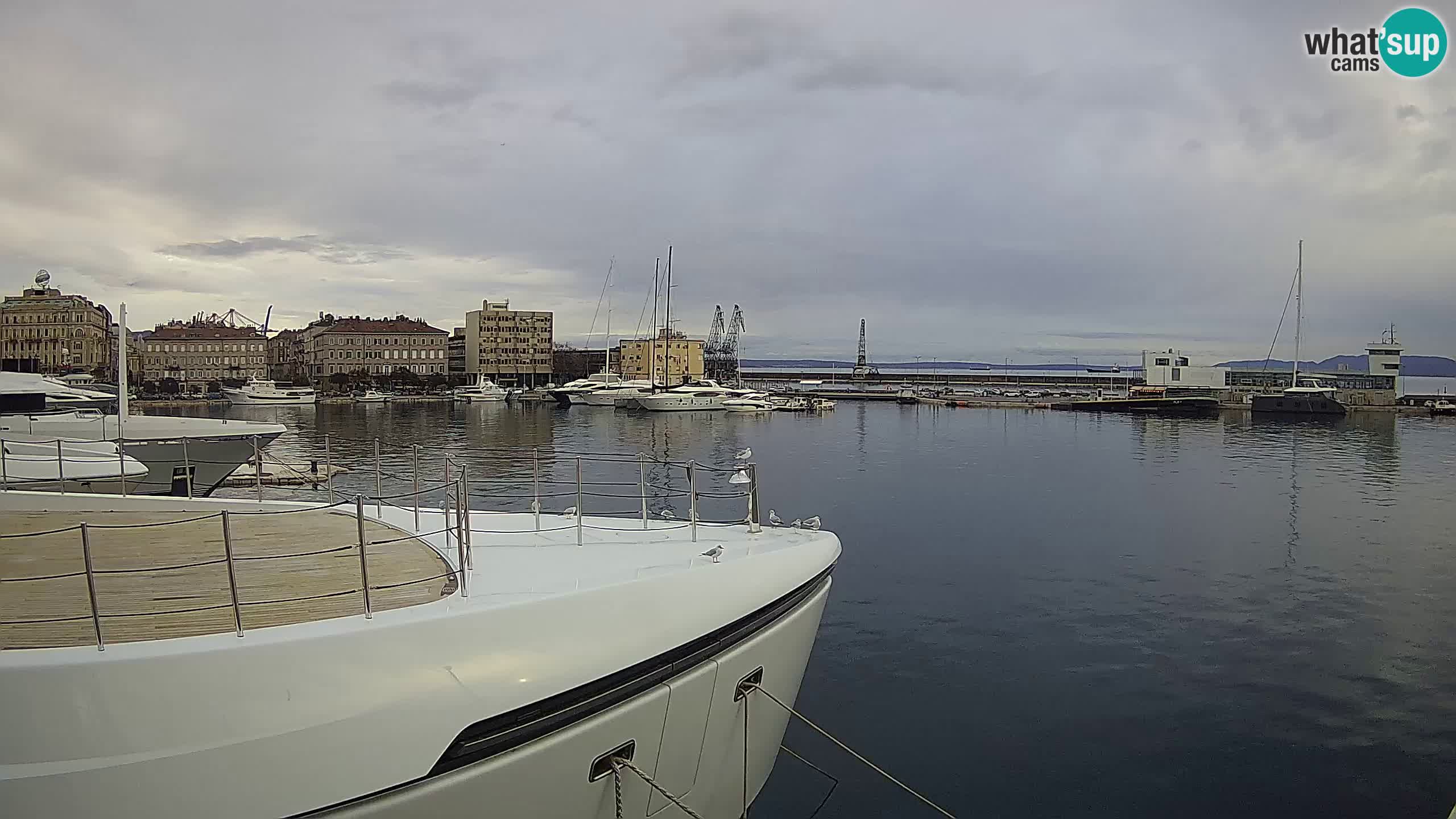 Rijeka – Botel Marina web kamera