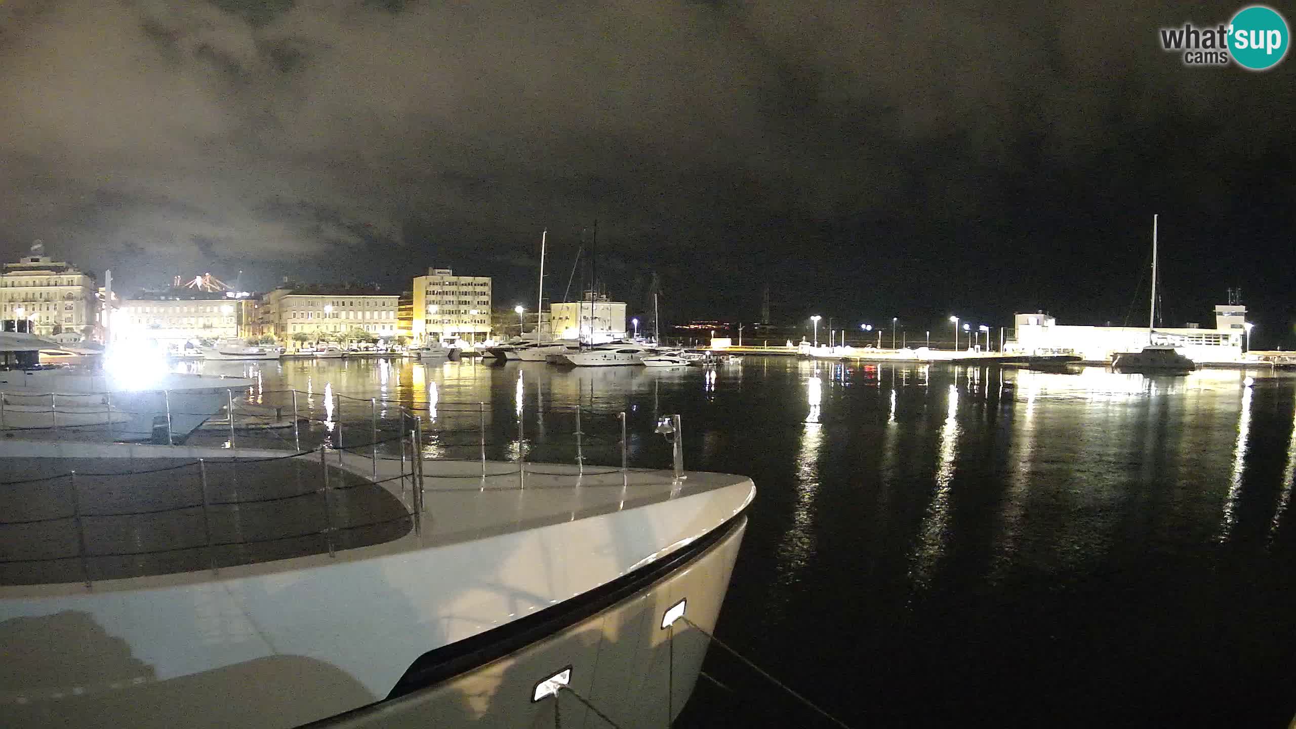 Botel Marina cámara web en vivo Rijeka