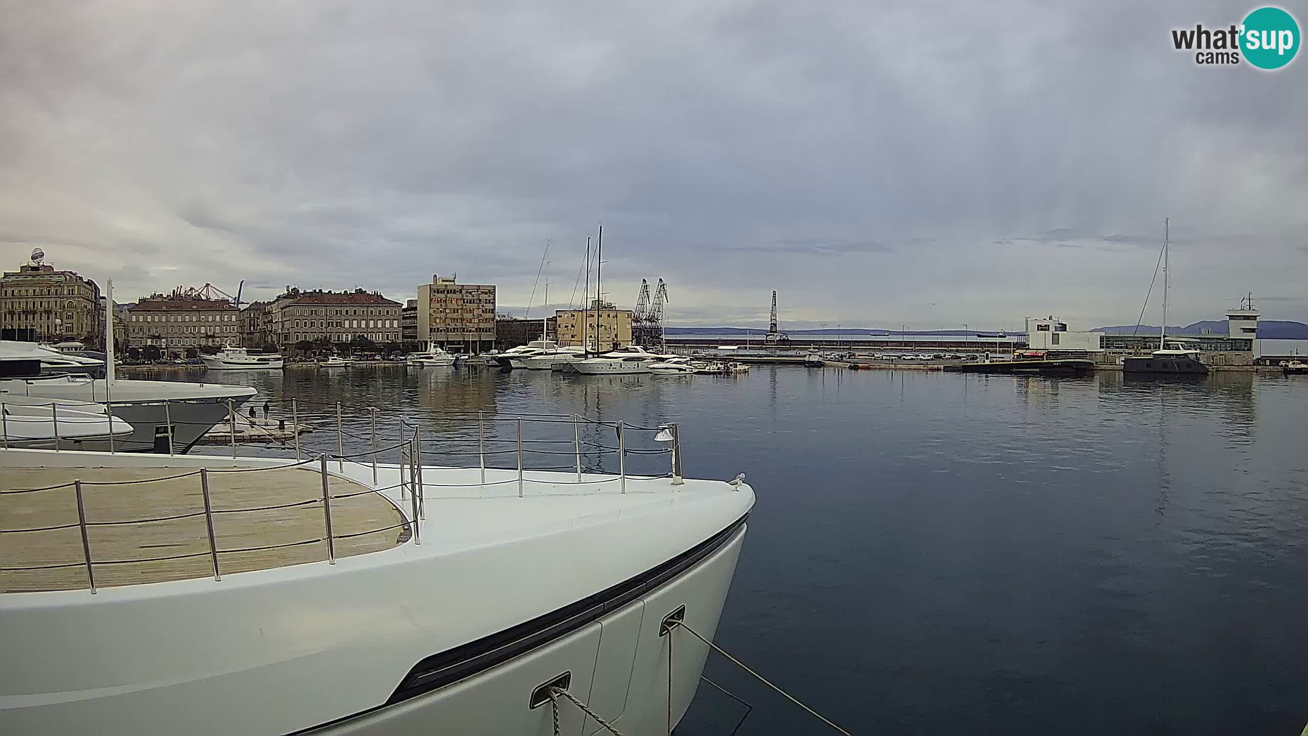 Botel Marina cámara web en vivo Rijeka