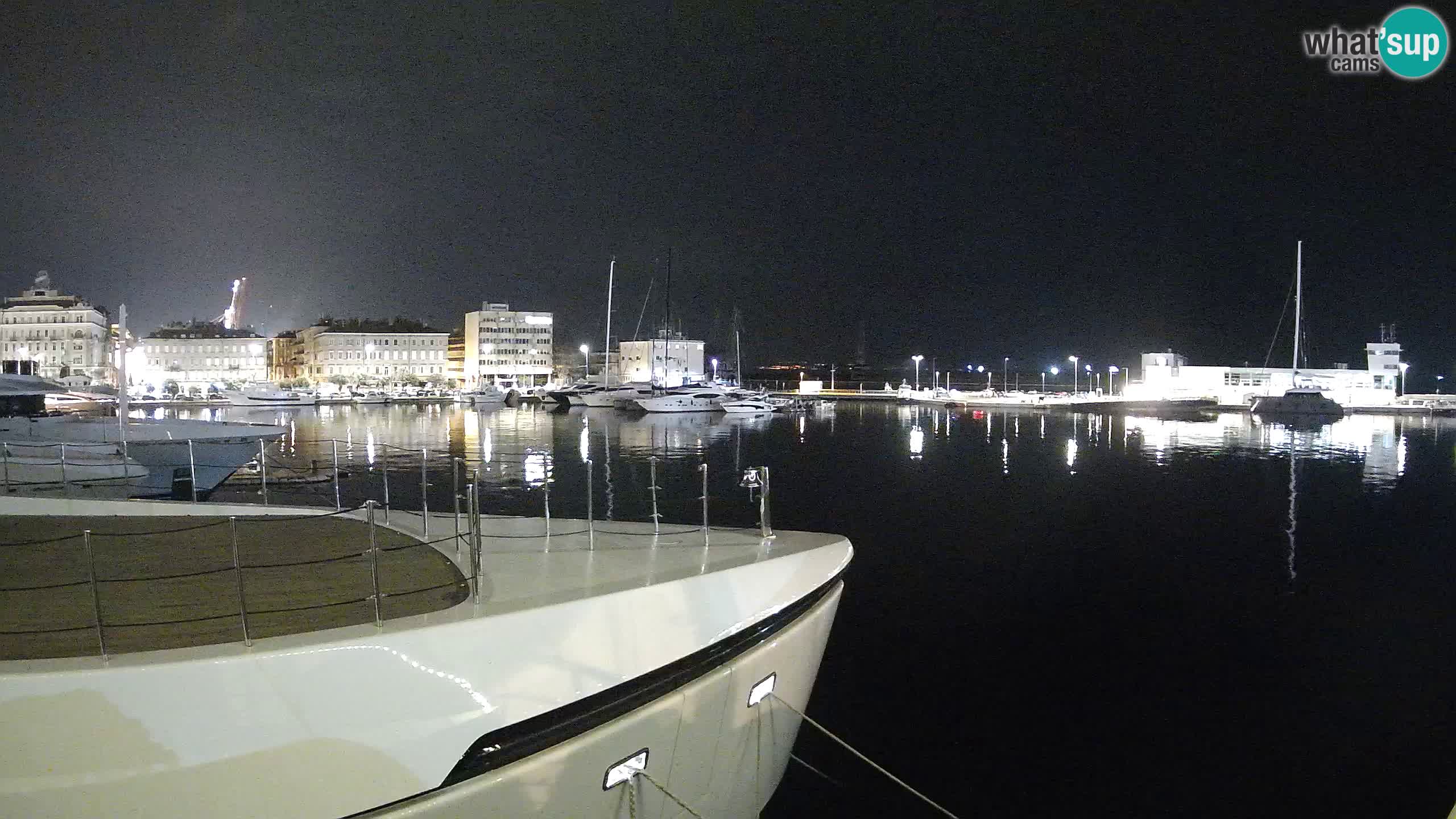 Botel Marina cámara web en vivo Rijeka